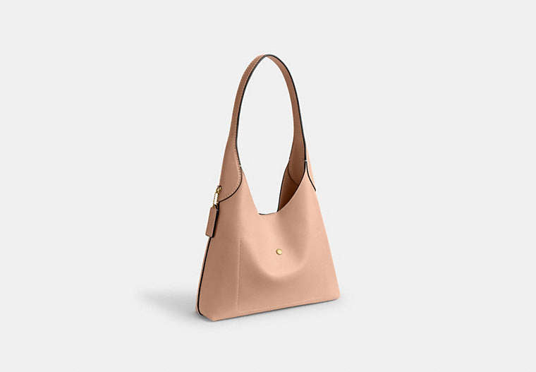 Brooklyn Shoulder Bag 28 - Brass/Cream