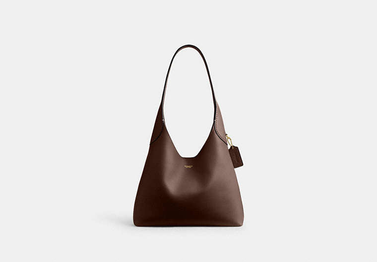 Brooklyn Shoulder Bag 28 - Brass/Maple