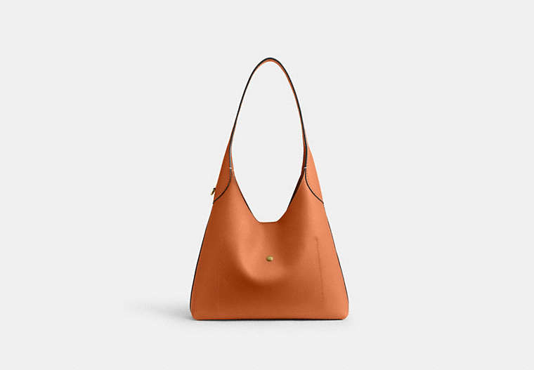 Brooklyn Shoulder Bag 28 - Brass/Toffee