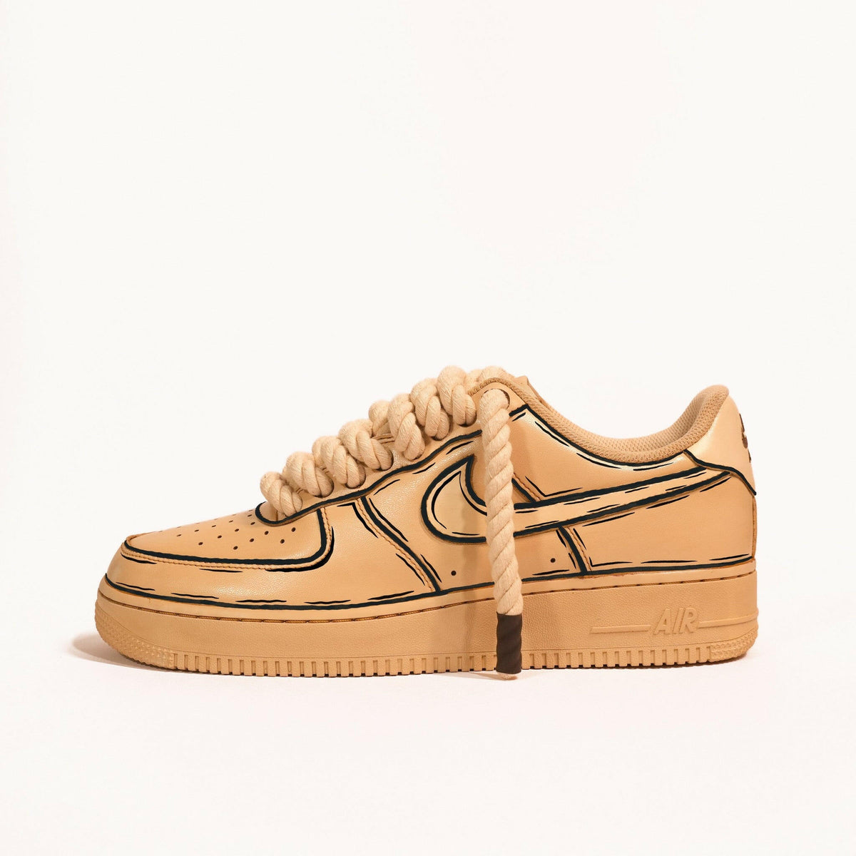 COFFEE AF1 (Black Dash)