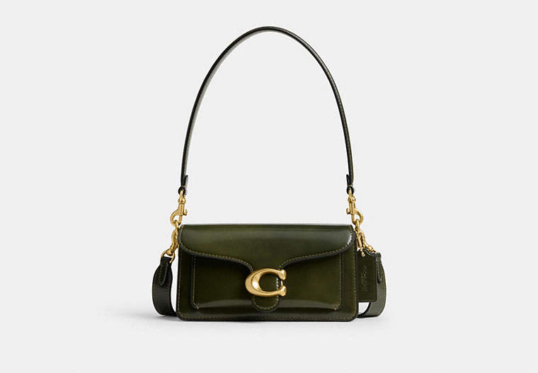 Tabby Shoulder Bag 20 - Brass/Olive