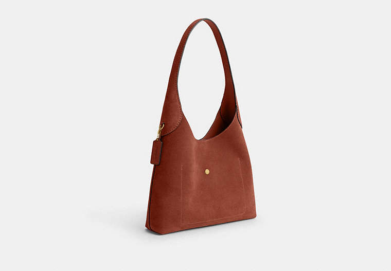 Brooklyn Shoulder Bag 28 - Brass/Clay