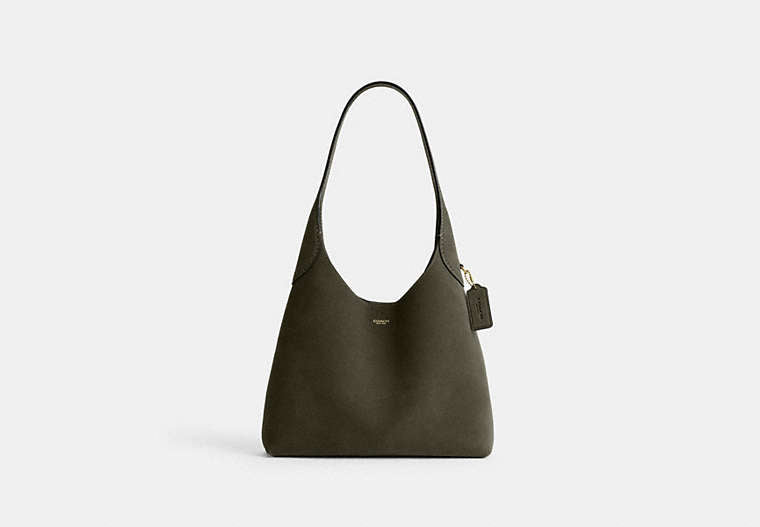 Brooklyn Shoulder Bag 28 - Brass/Olive
