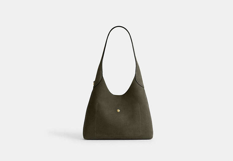 Brooklyn Shoulder Bag 28 - Brass/Olive