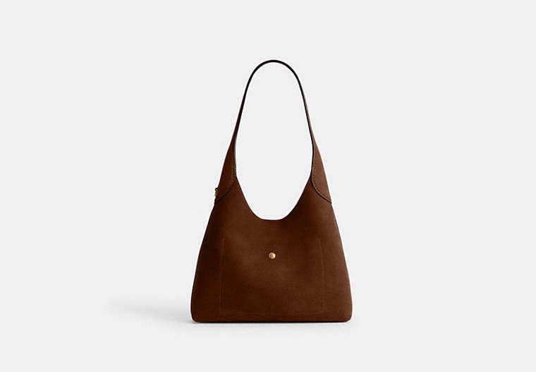 Brooklyn Shoulder Bag 28 - Brass/Warm Brown