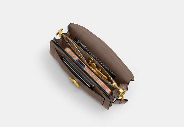 Tabby Shoulder Bag 20 - Brass/Dark Stone