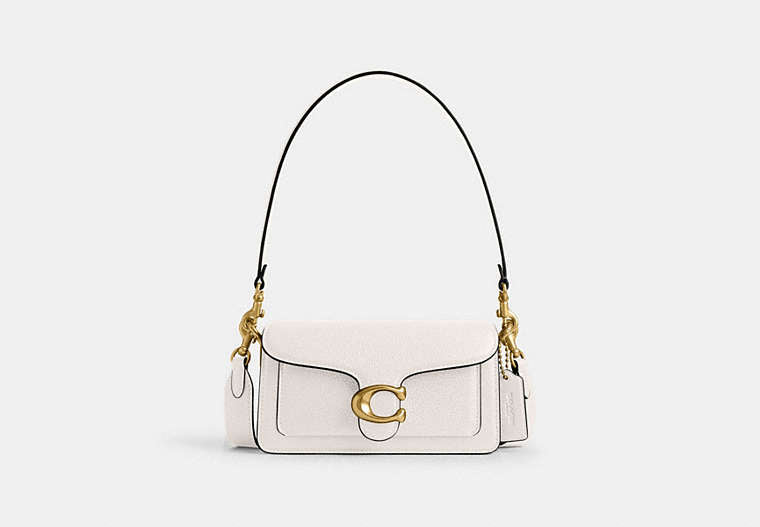 Tabby Shoulder Bag 20 - Brass/Chalk