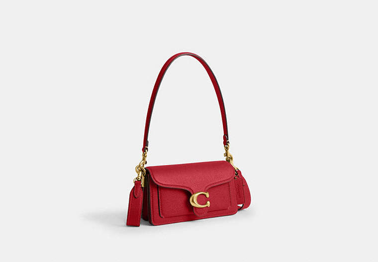 Tabby Shoulder Bag 20 - Brass/Poppy