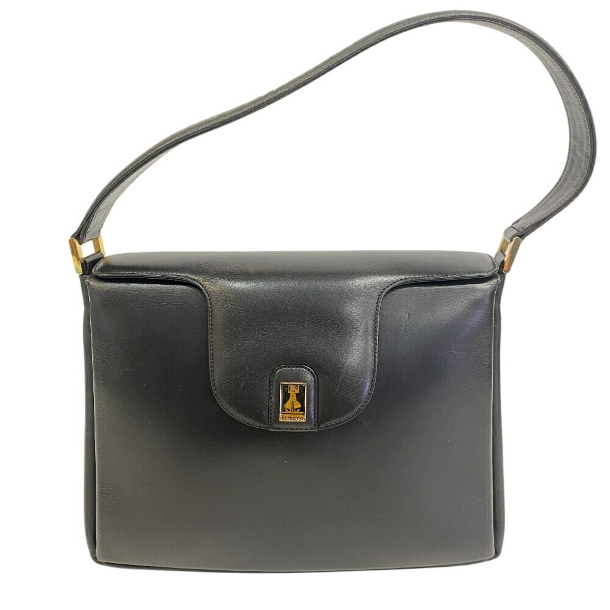 Burberry Leather Shoulder Bag (Pre-Owned)