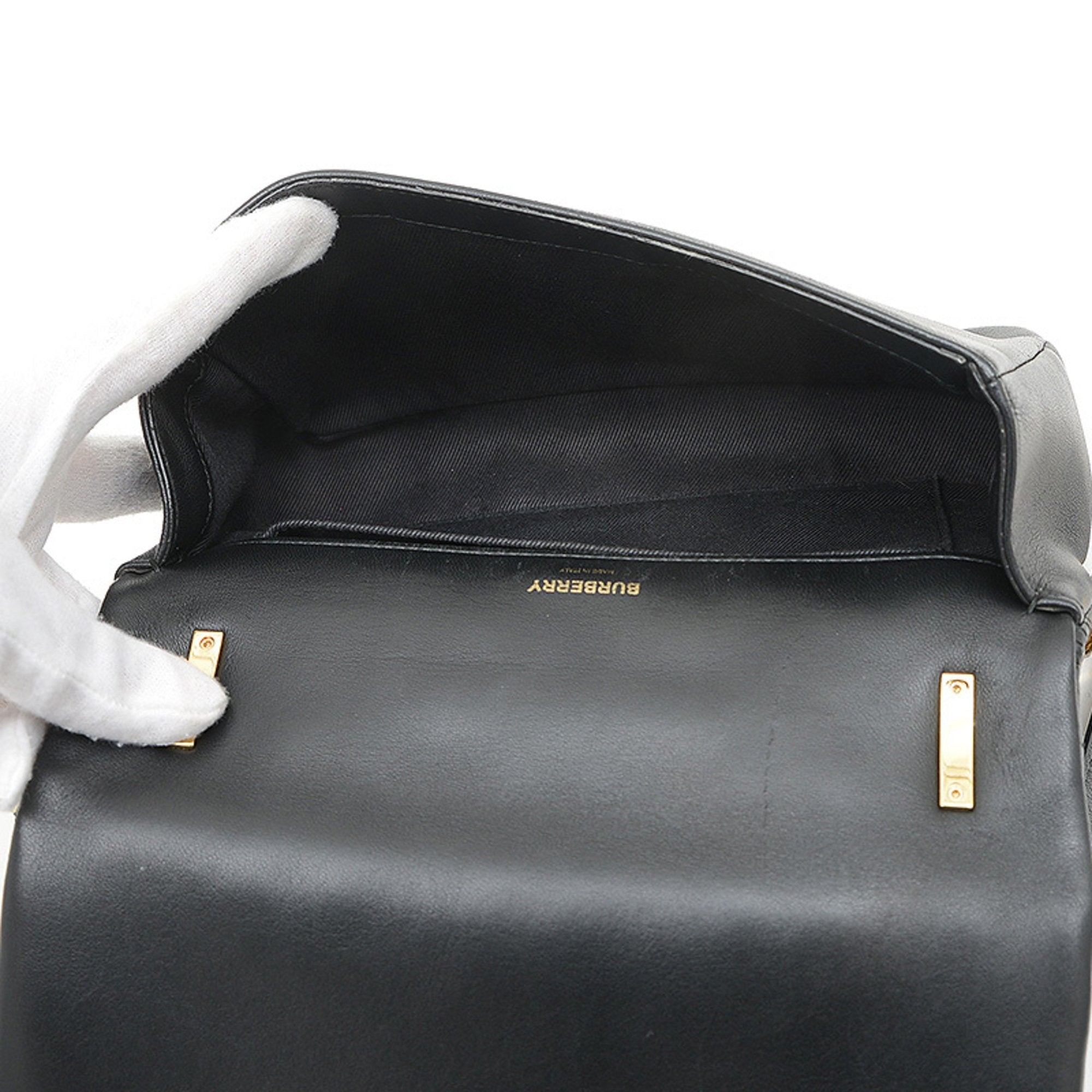 Burberry Leather Shoulder Bag (Pre-Owned)