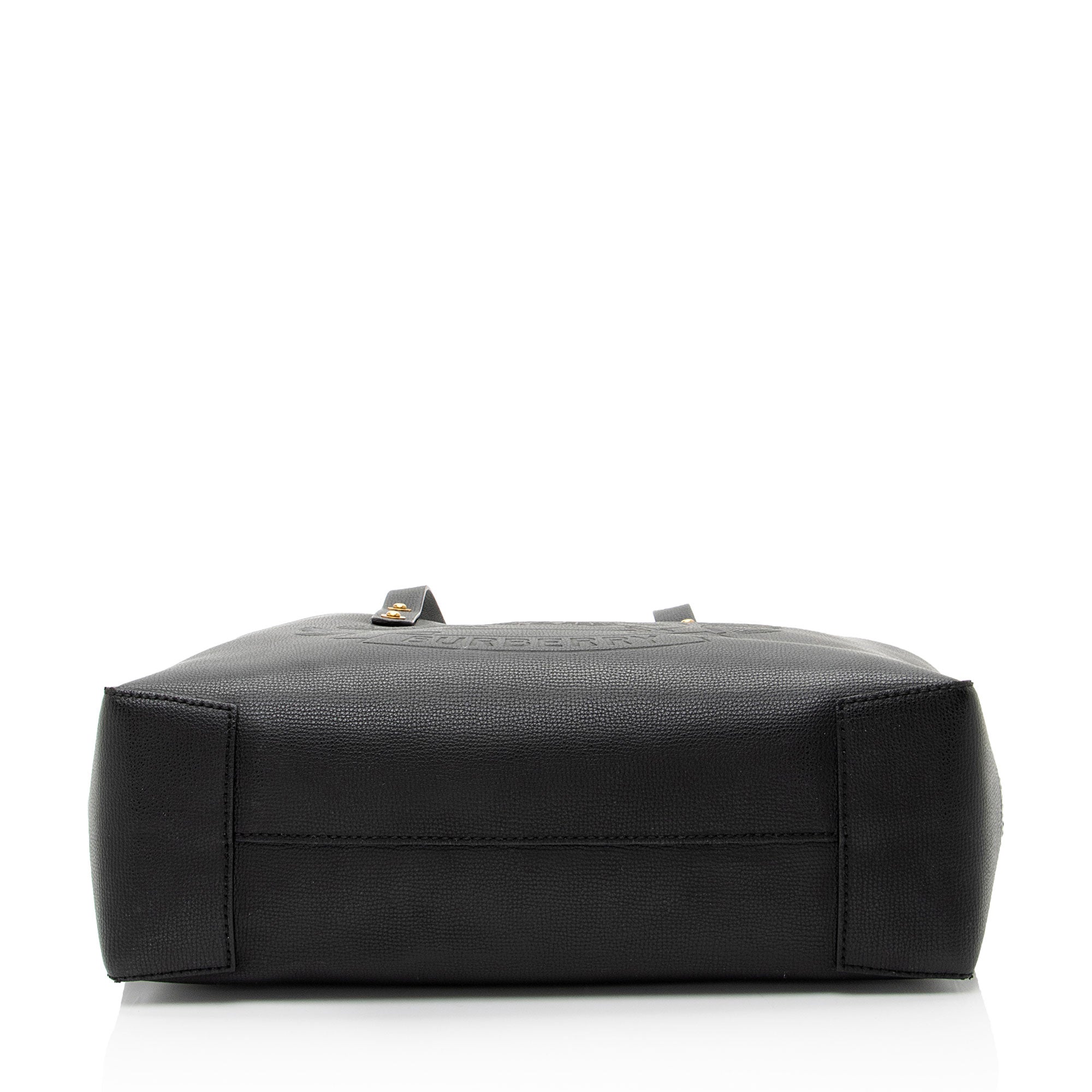 Burberry Leather Crest Small Tote