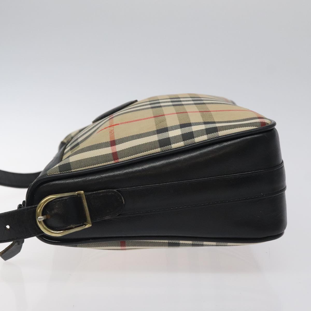 Burberry Nova Check Canvas Shoulder Bag (Pre-Owned)