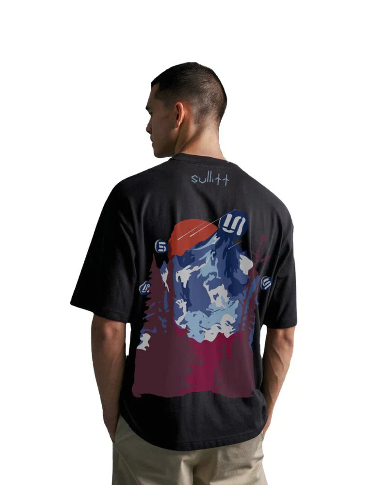 DAWNING MOUNTAIN OVERSIZED T - SHIRT - SULLITT