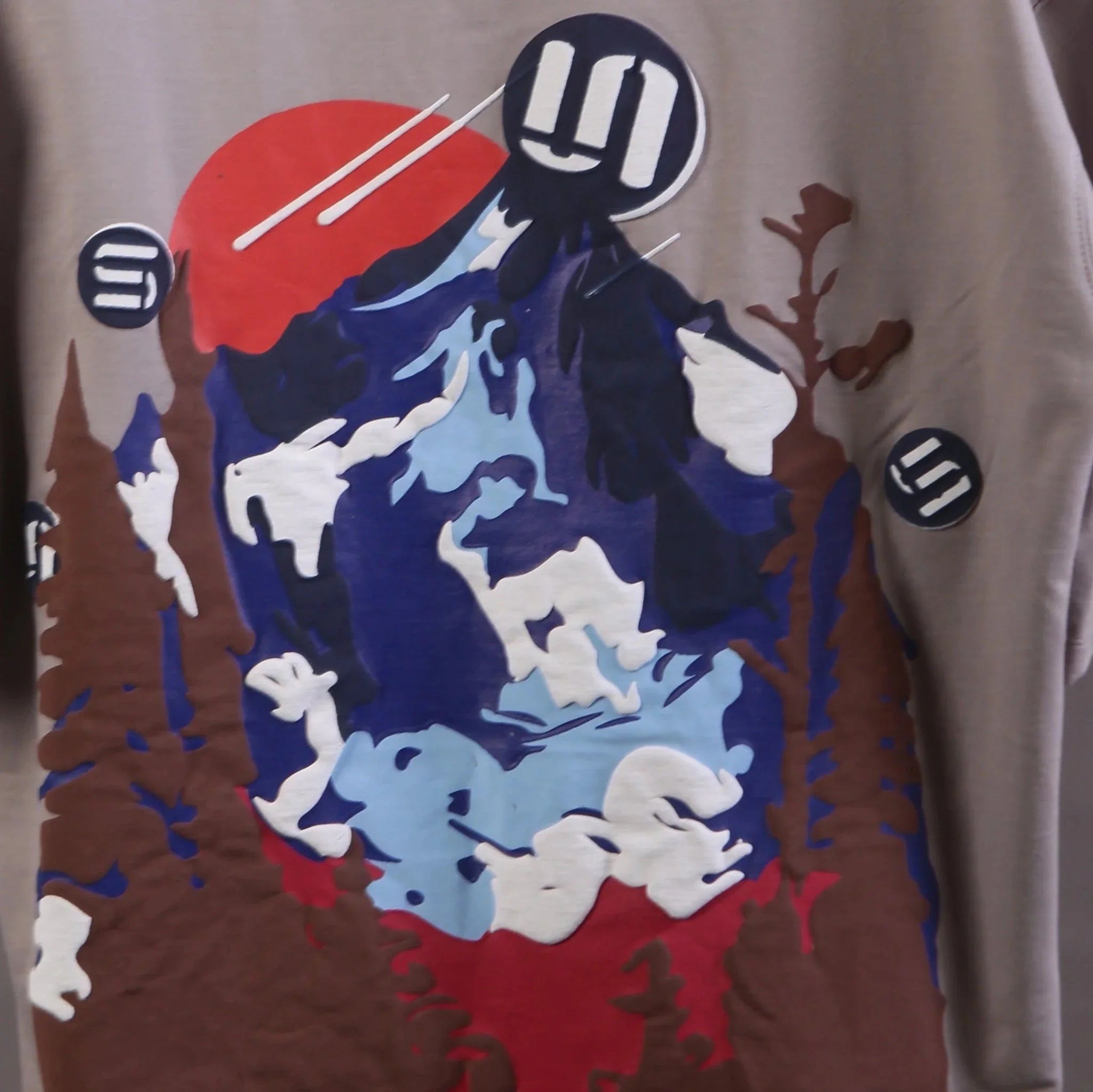 Sullitt DAWNING MOUNTAIN OVERSIZED T-SHIRT