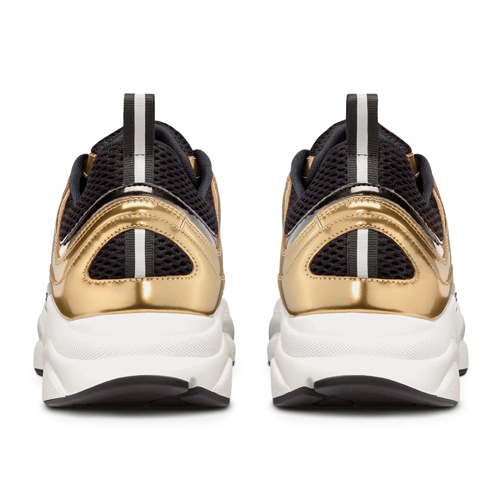 Dior B22 White Gold Black Trainer