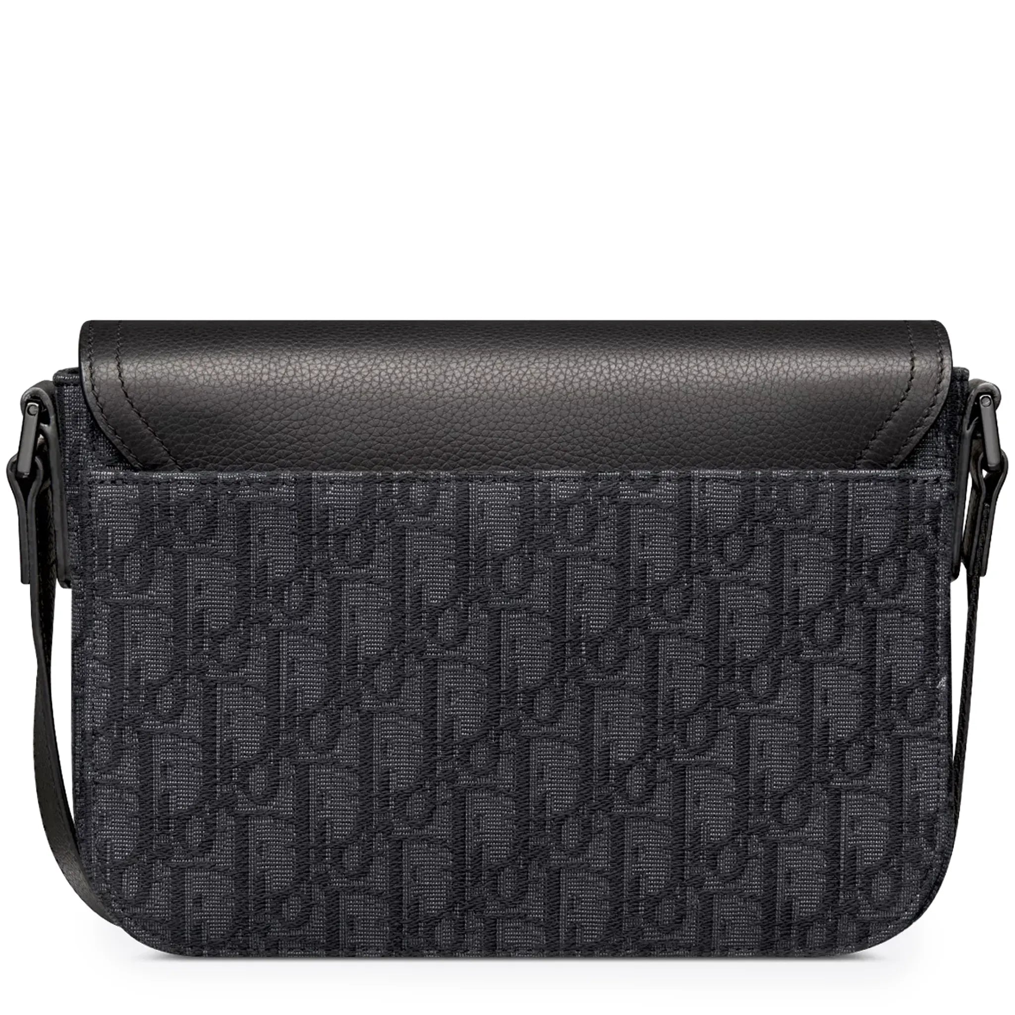 Dior Small Saddle Messenger Bag Black With Flap