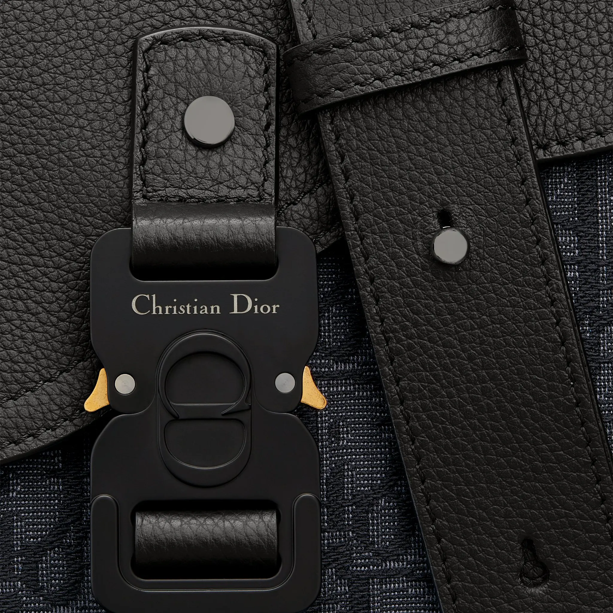 Dior Small Saddle Messenger Bag Black With Flap