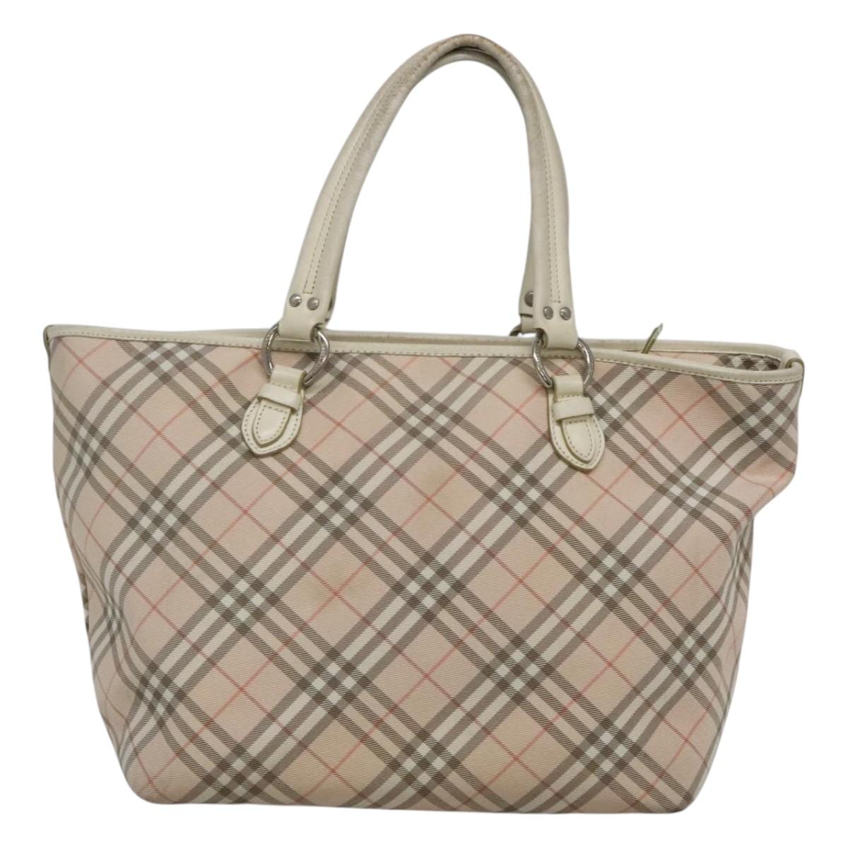 Burberry blue Label Canvas Tote Bag (Pre-Owned)