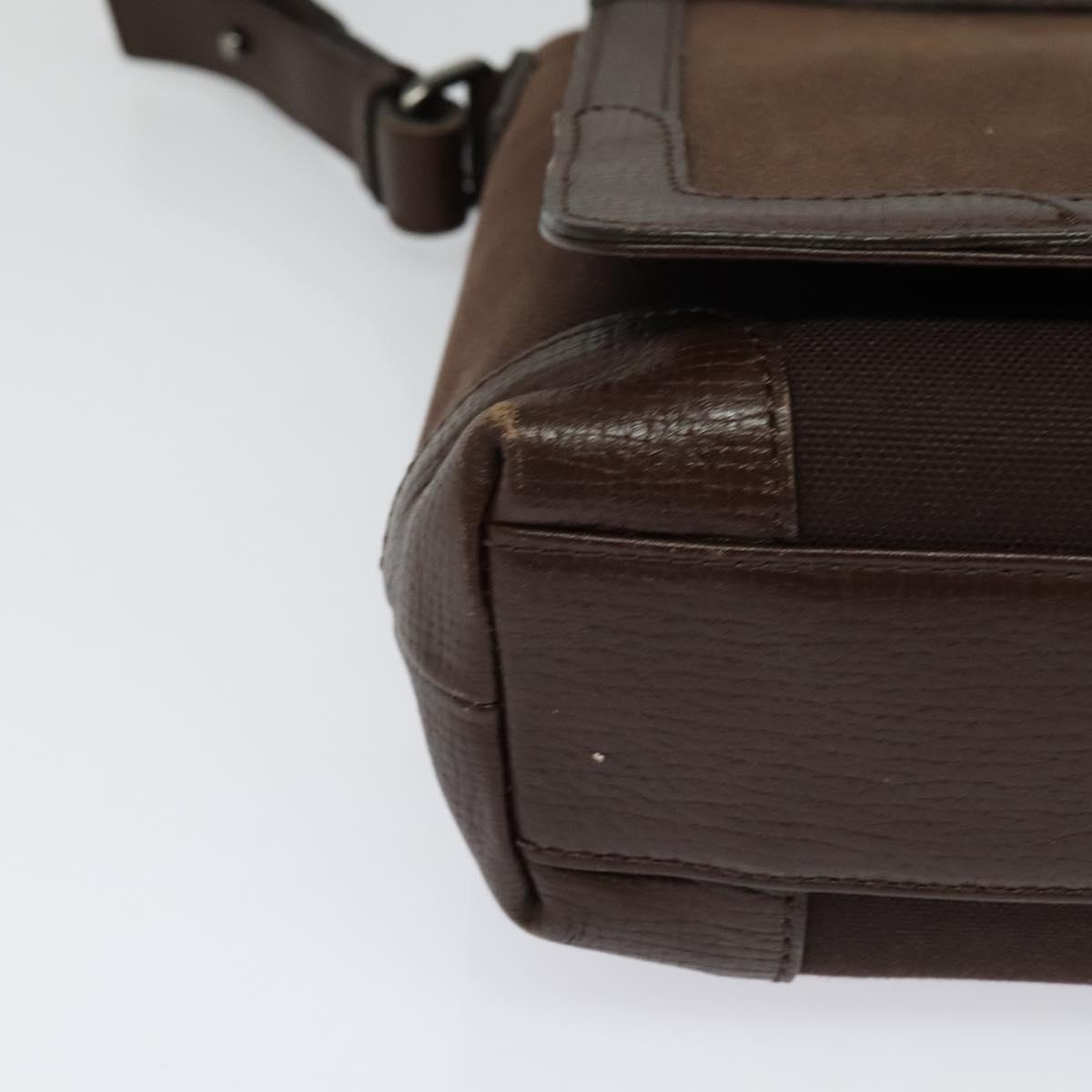 Burberry Canvas Shoulder Bag (Pre-Owned)