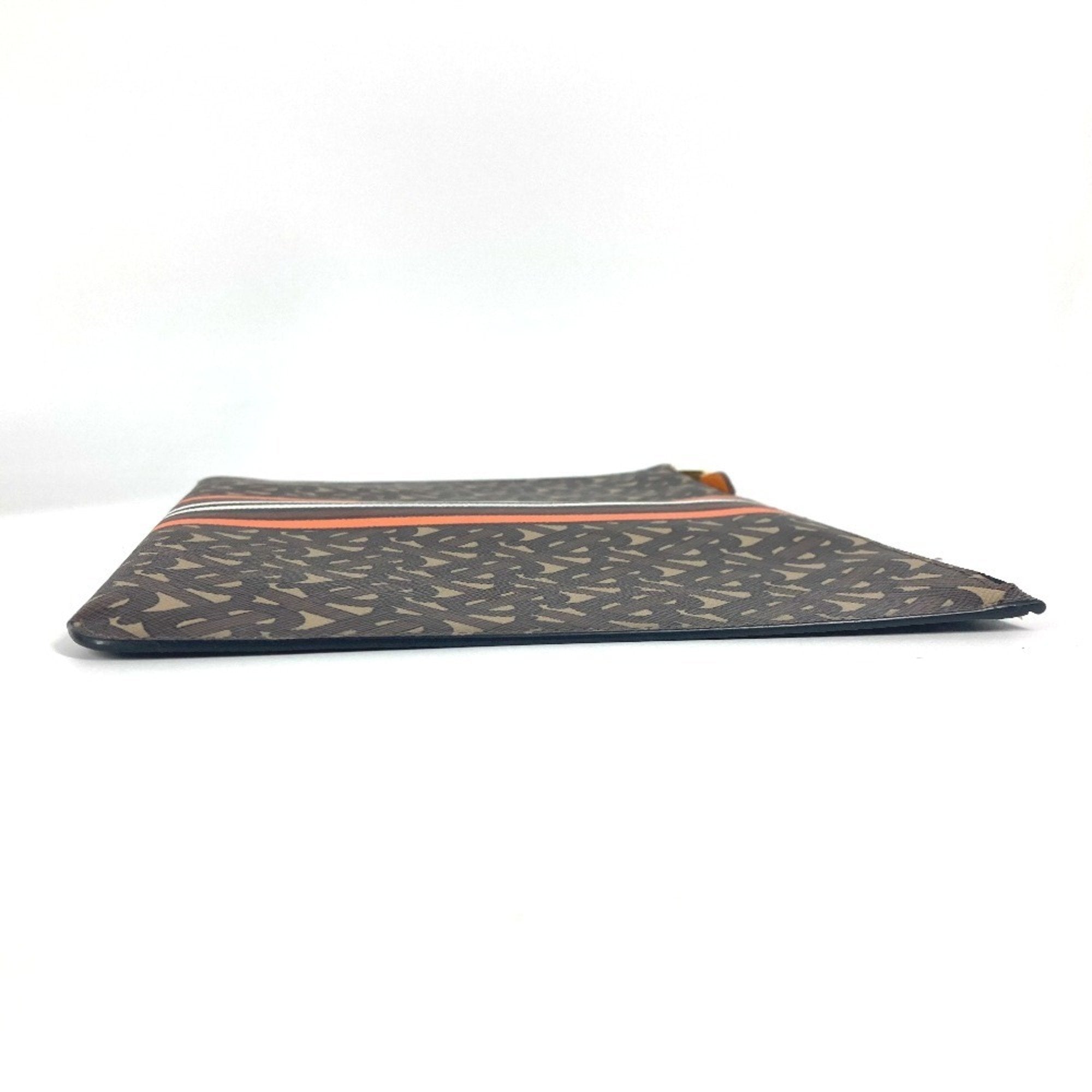 Burberry  Leather Clutch Bag Pouch (Pre-Owned)
