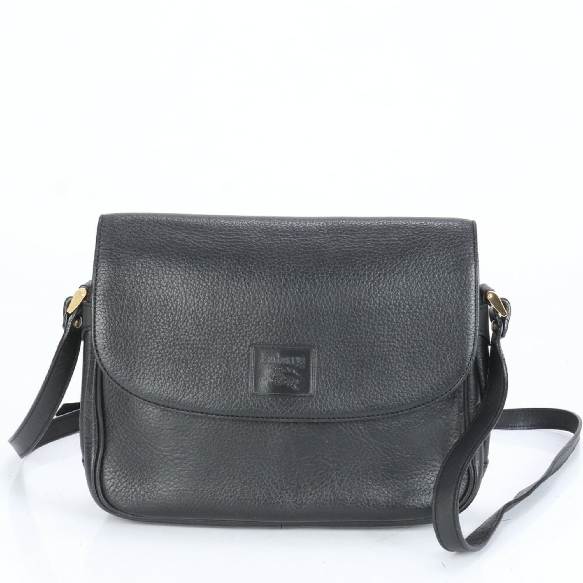 Burberry Leather Shoulder Bag Tote Bag (Pre-Owned)