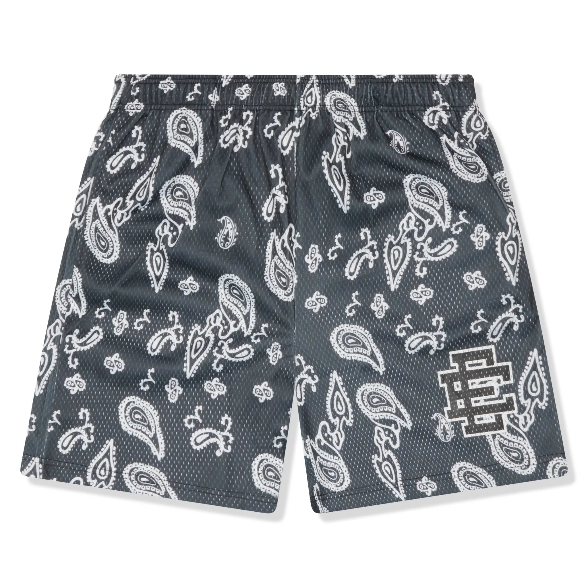 Eric Emanuel EE Basic Black Bandana Shorts