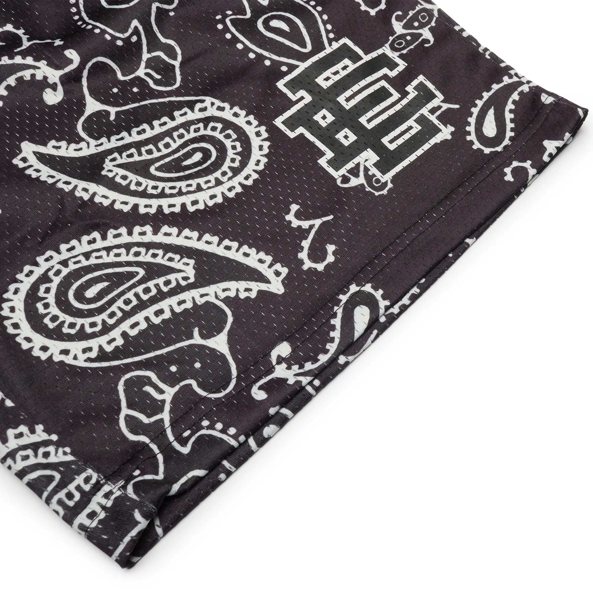 Eric Emanuel EE Basic Black Paisley Shorts
