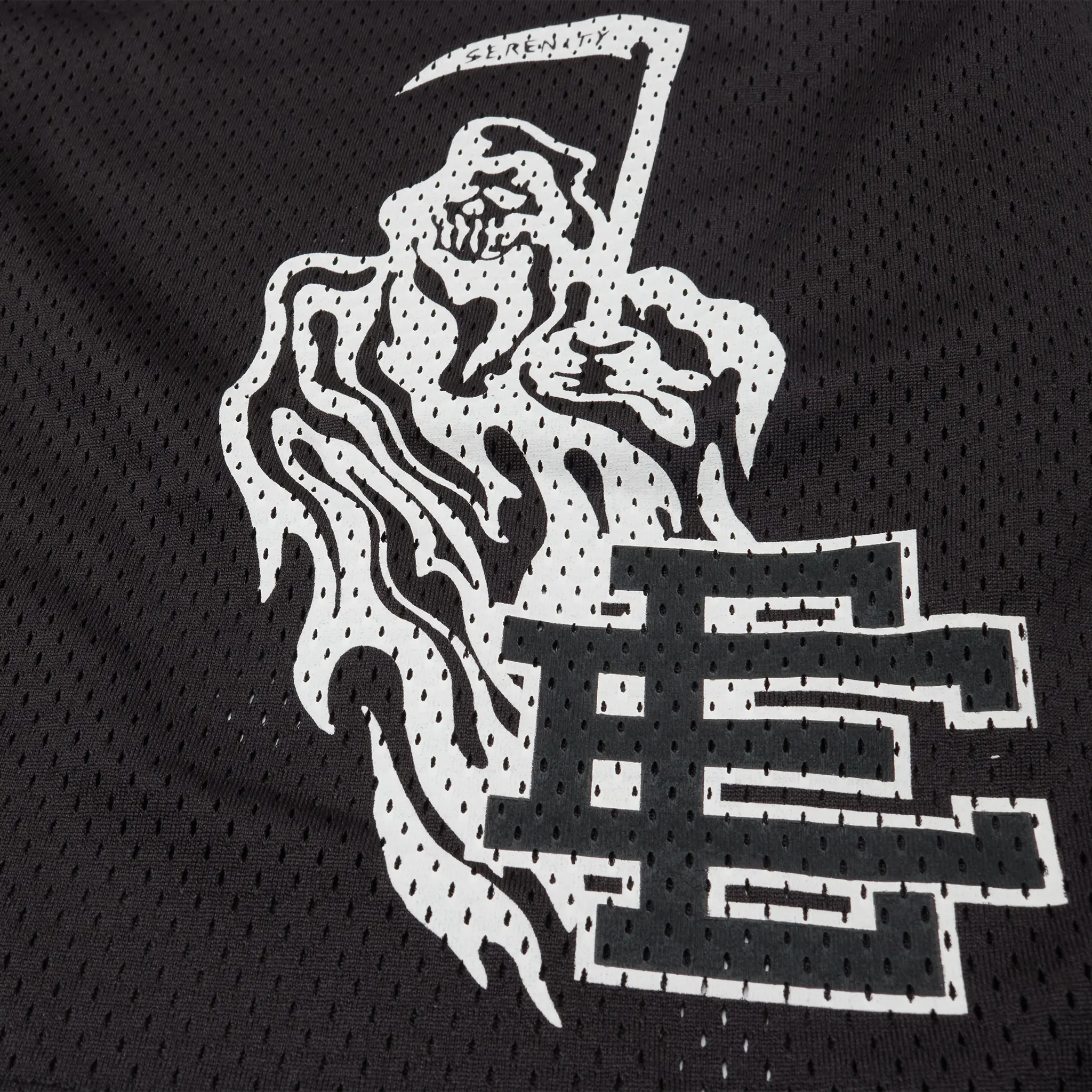 Eric Emanuel x Warren Lotas Black White Shorts (FW24)