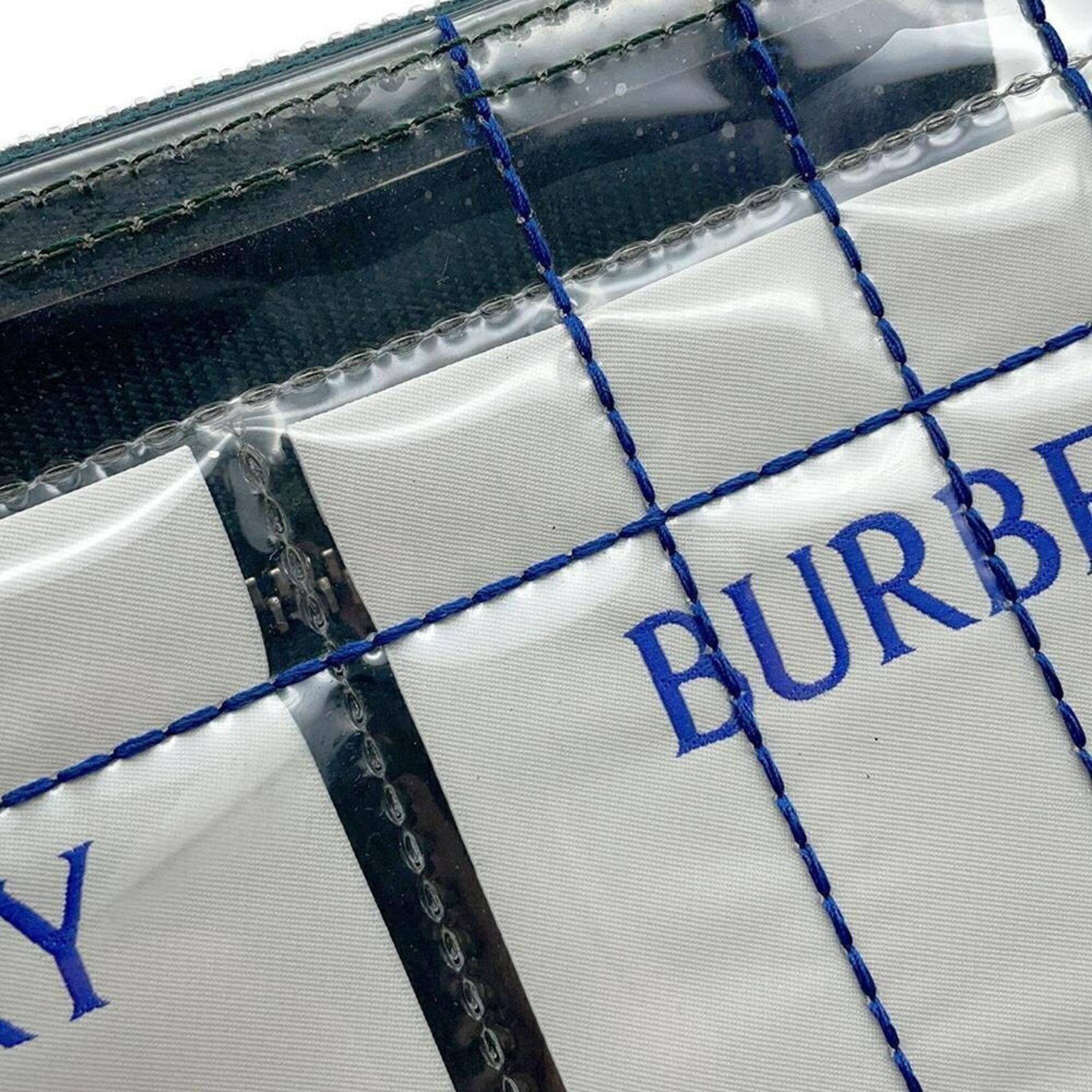 Burberry Clear Vinyl Clutch Bag (Pre-Owned)