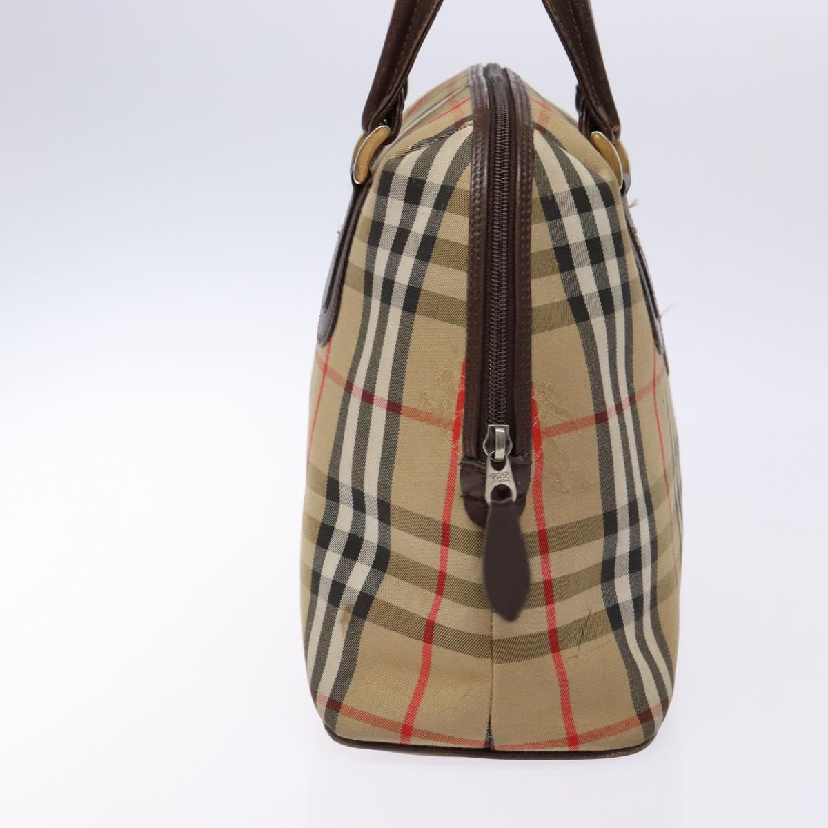 Burberry Nova Check Canvas Handbag (Pre-Owned)