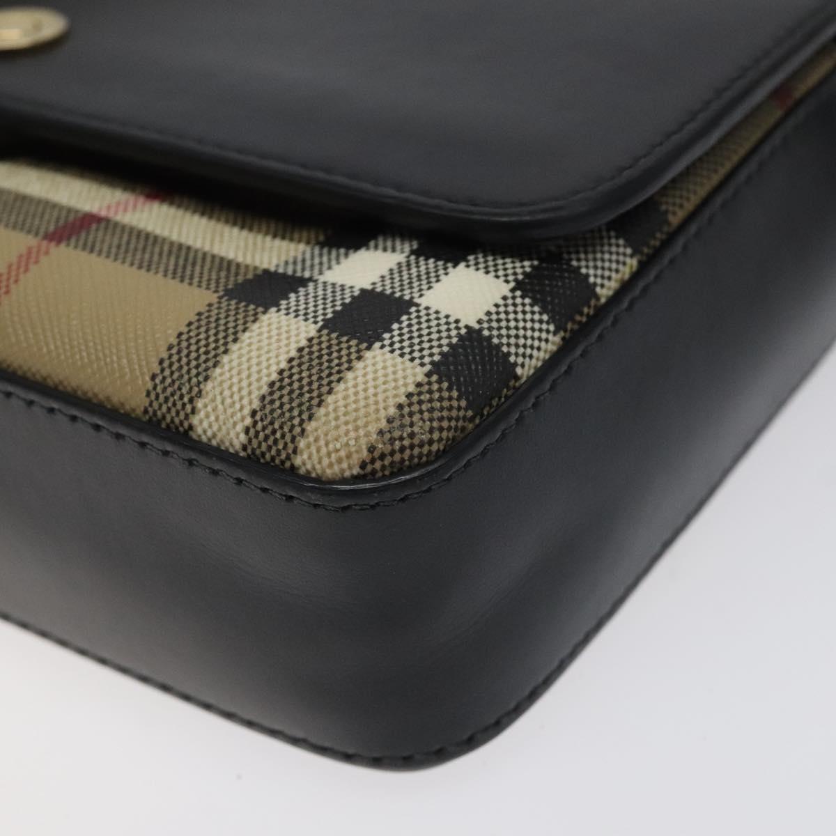 Burberry Note Canvas Shoulder Bag (Pre-Owned)