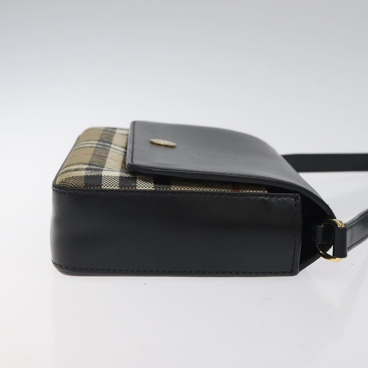 Burberry Note Canvas Shoulder Bag (Pre-Owned)