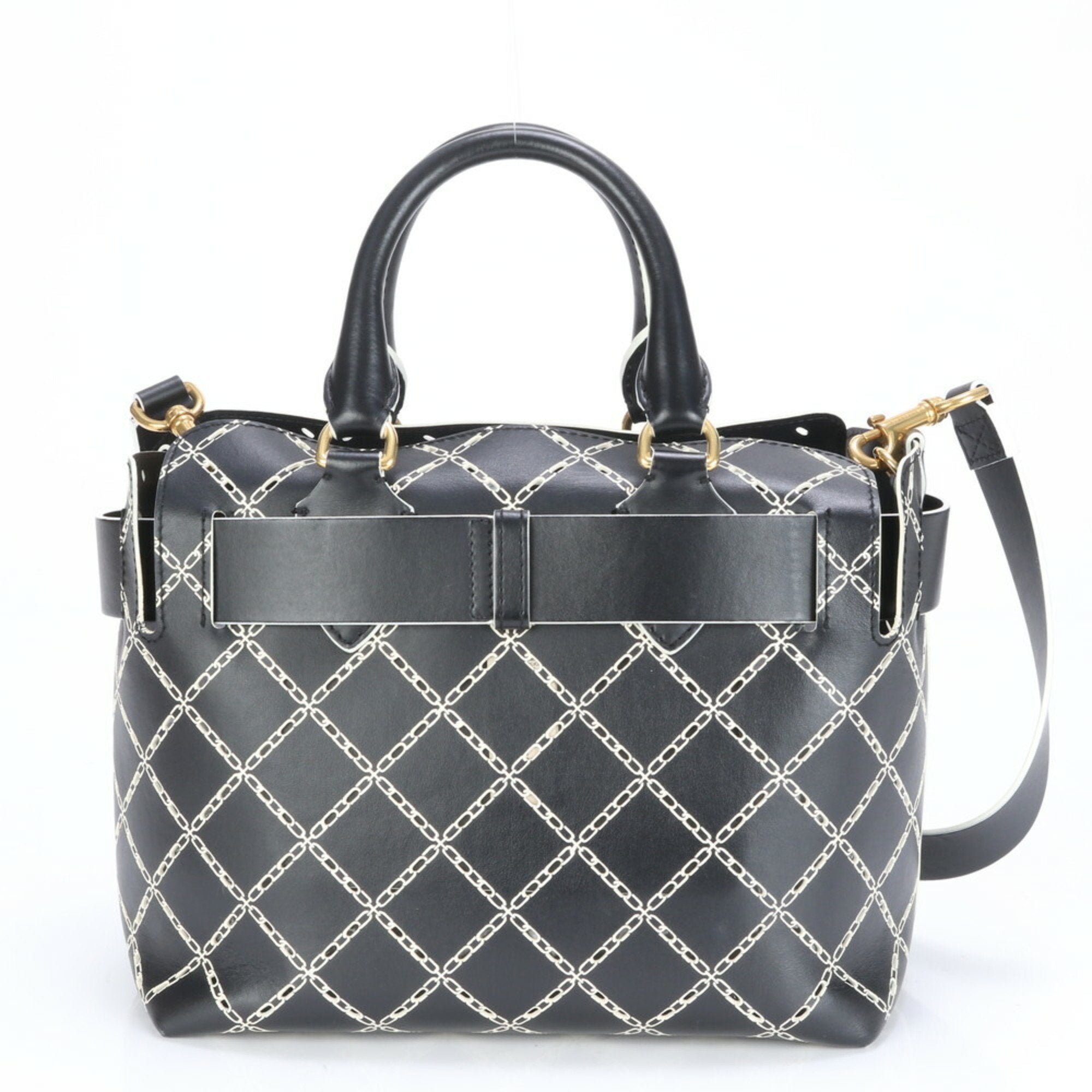 Burberry Leather Shoulder Bag (Pre-Owned)