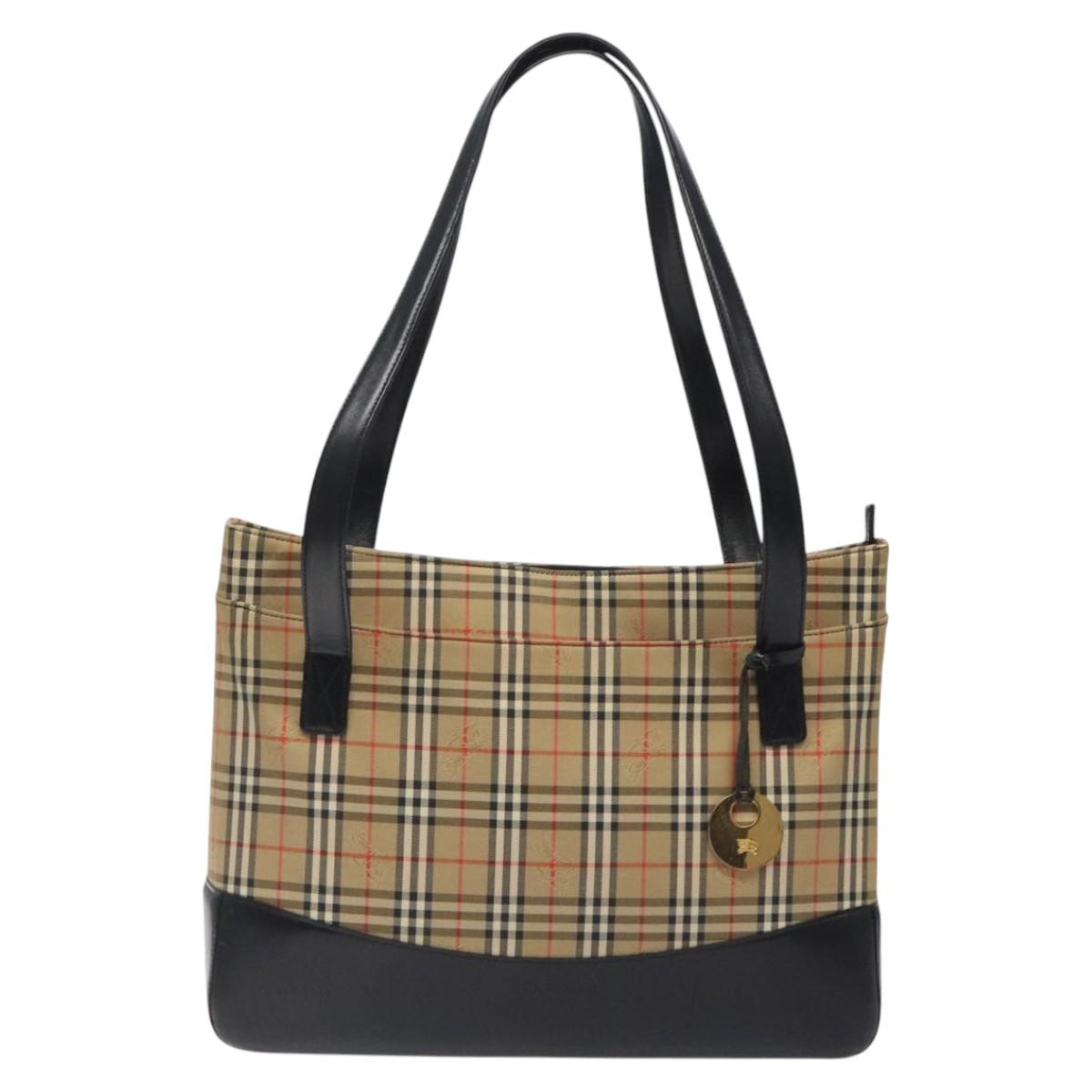 Burberry Nova Check Canvas Tote Bag (Pre-Owned)