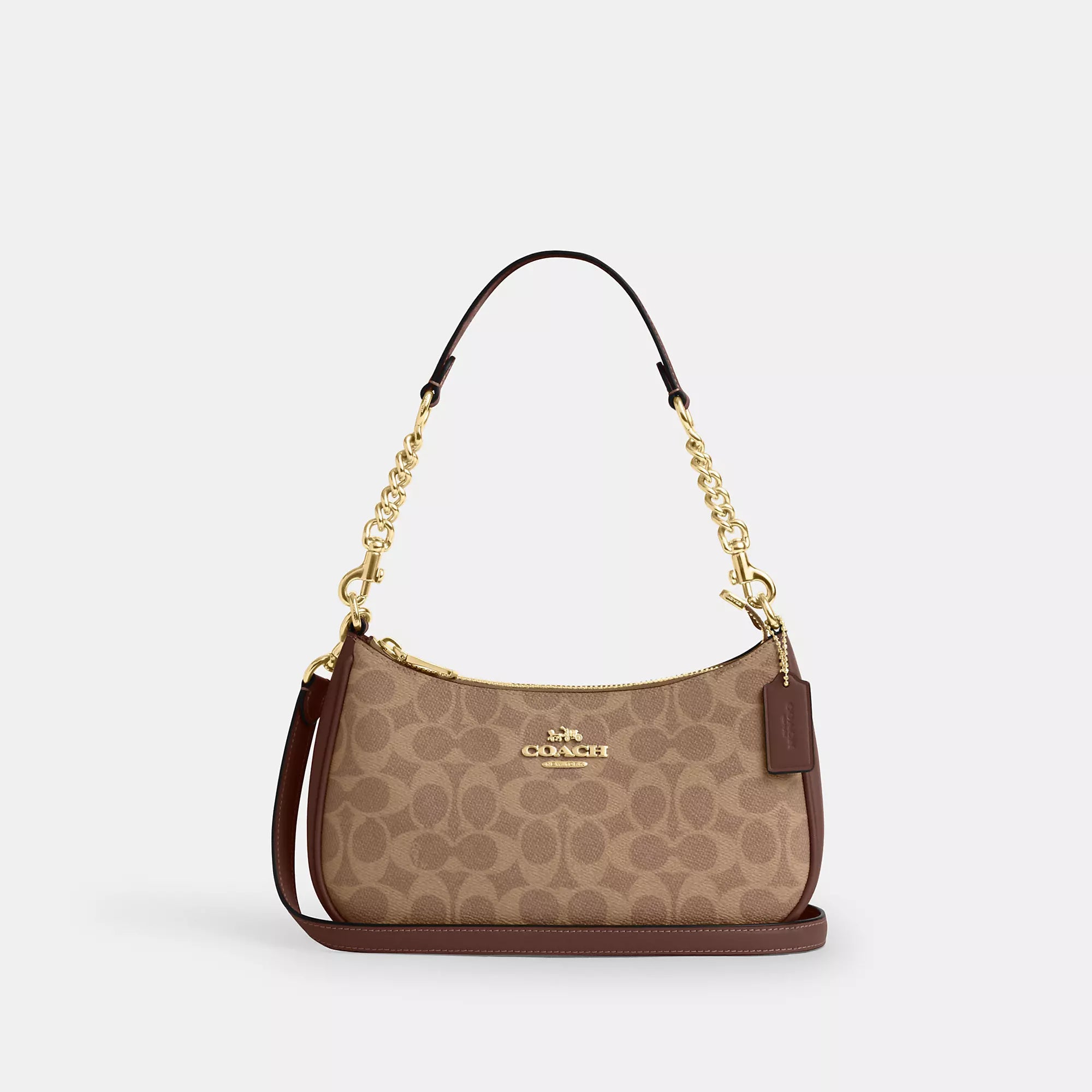 Coach Teri Shoulder Bag In Signature Canvas