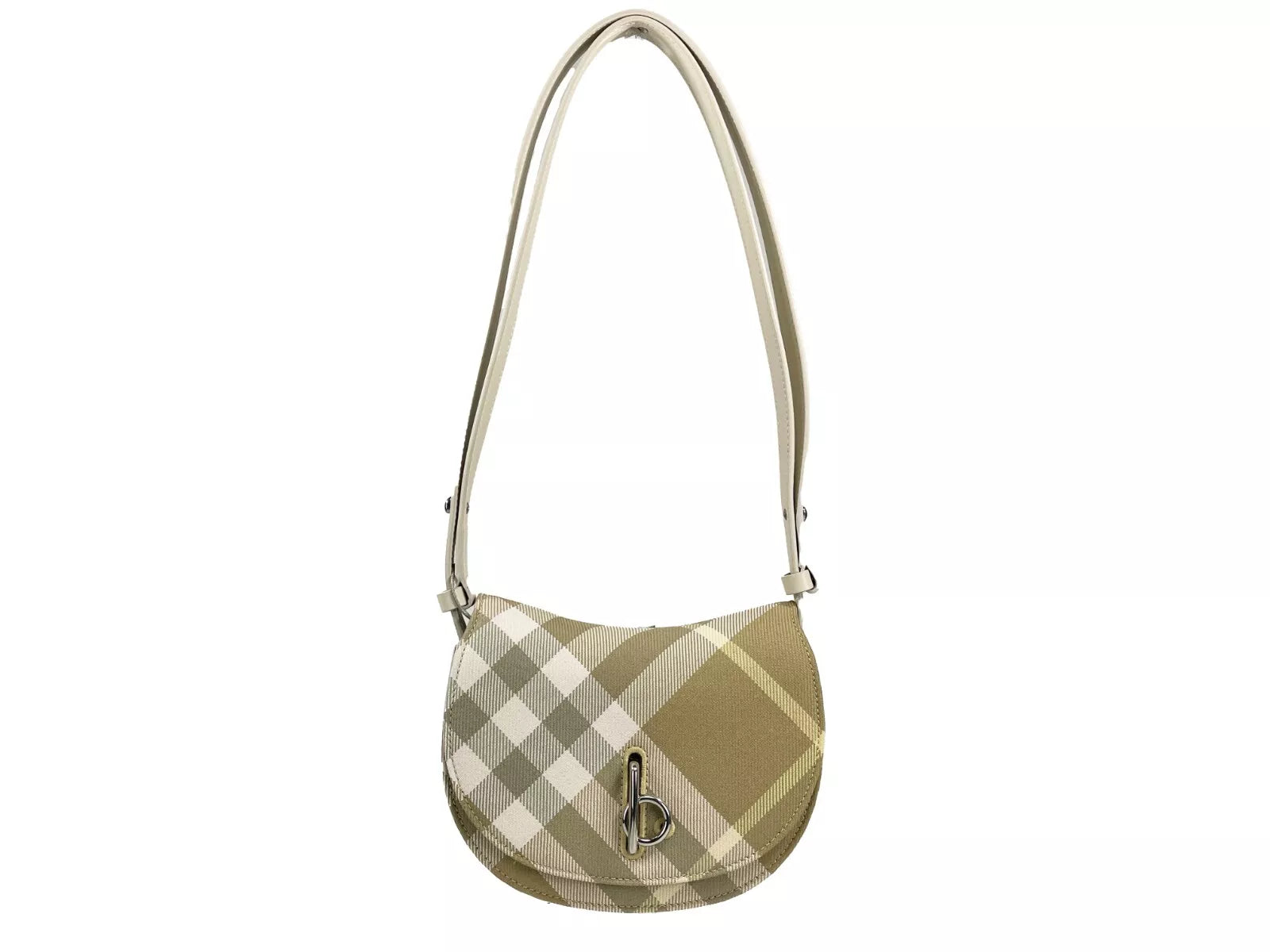 Burberry Mini Check Rocking Horse Crossbody Bag Women's Purse