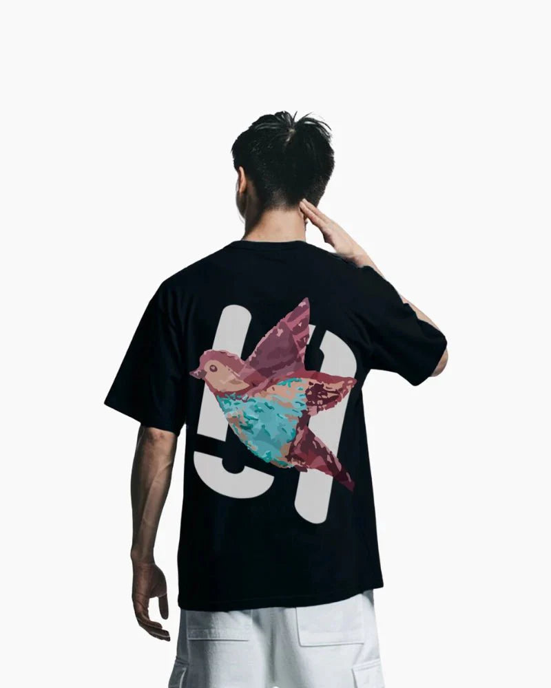 FEATHERED FRIEND OVERSIZED T - SHIRT - SULLITT