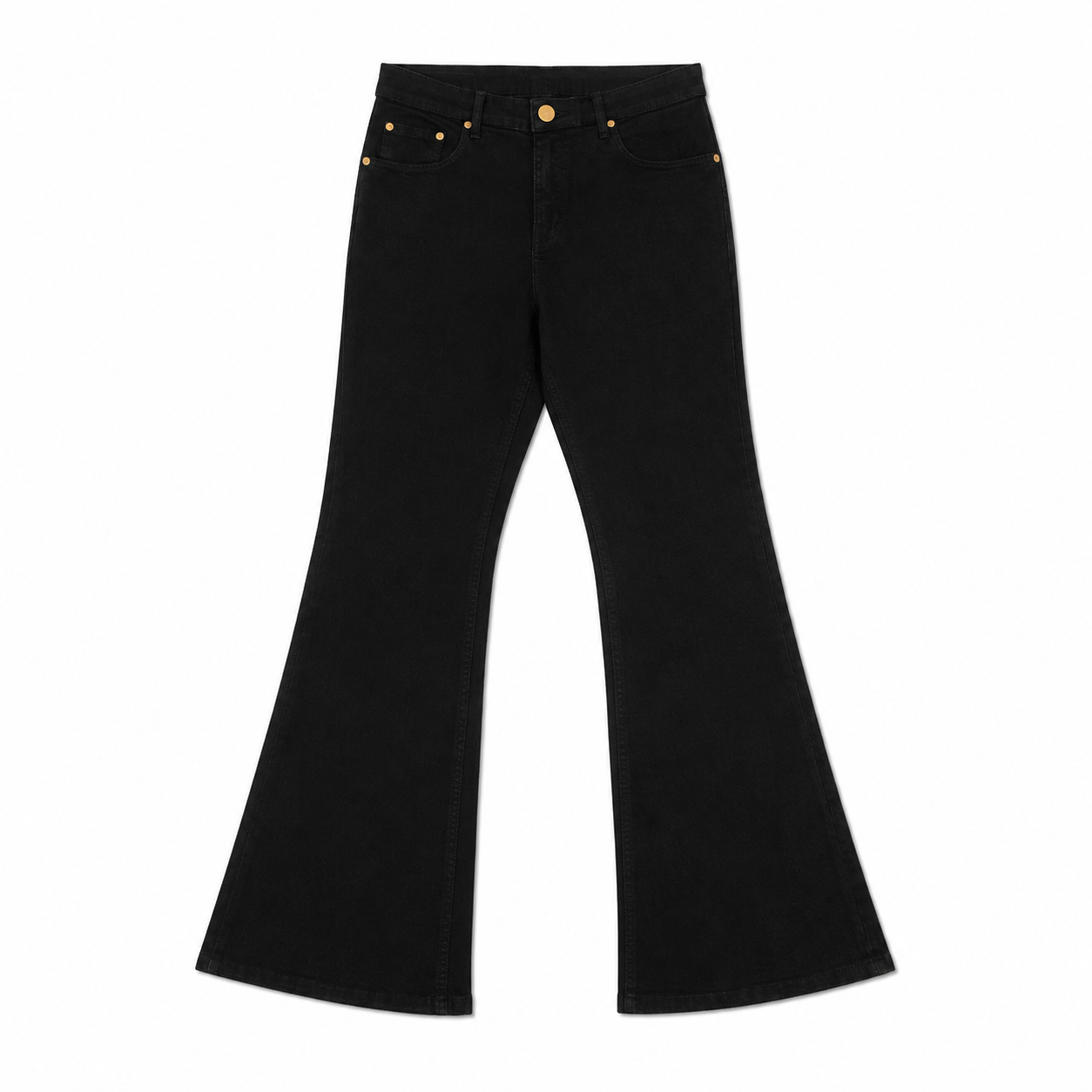 BOOTLEG DENIM BLACK WOMEN'S JEANS