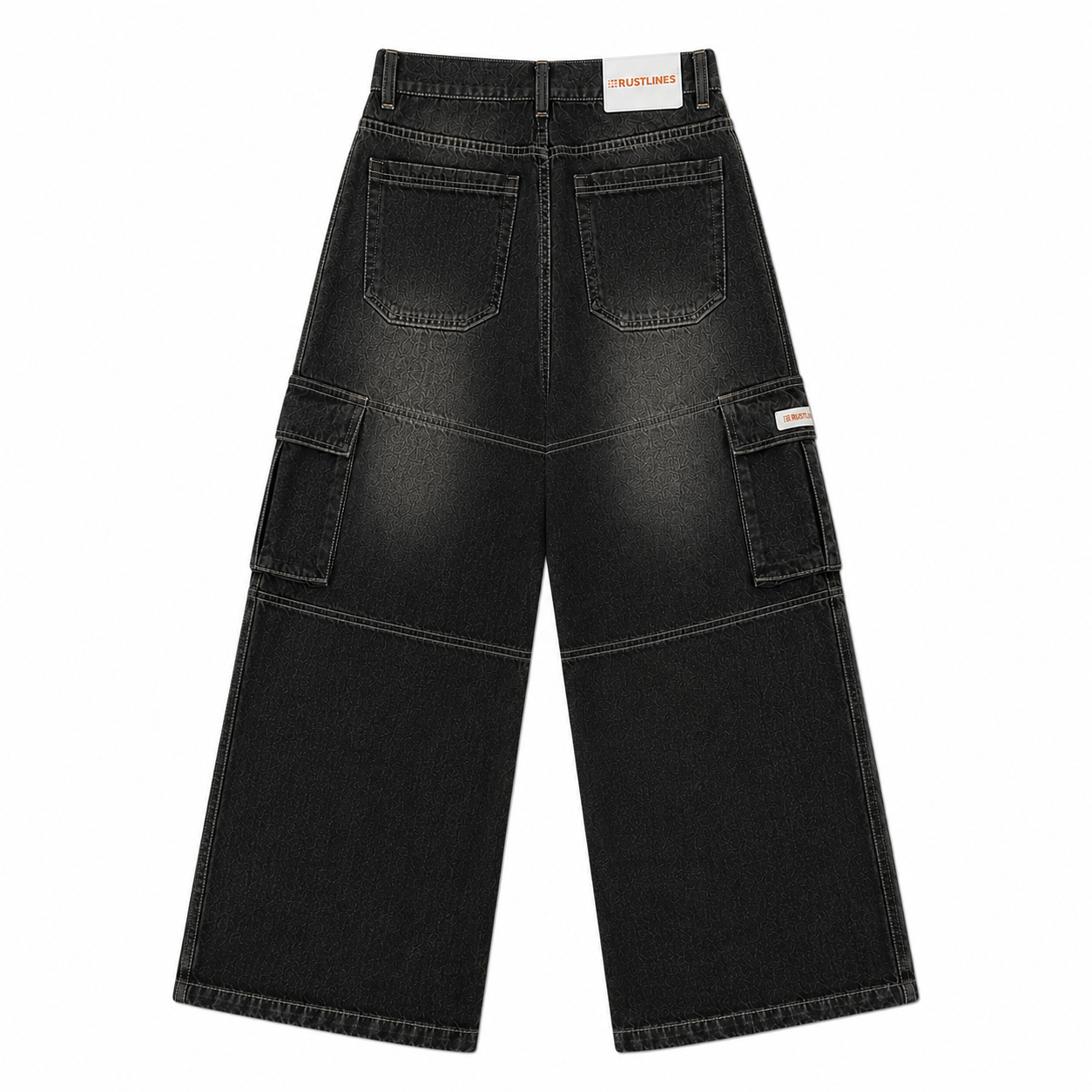 CARBON BLACK DENIM WOMEN'S CARGO
