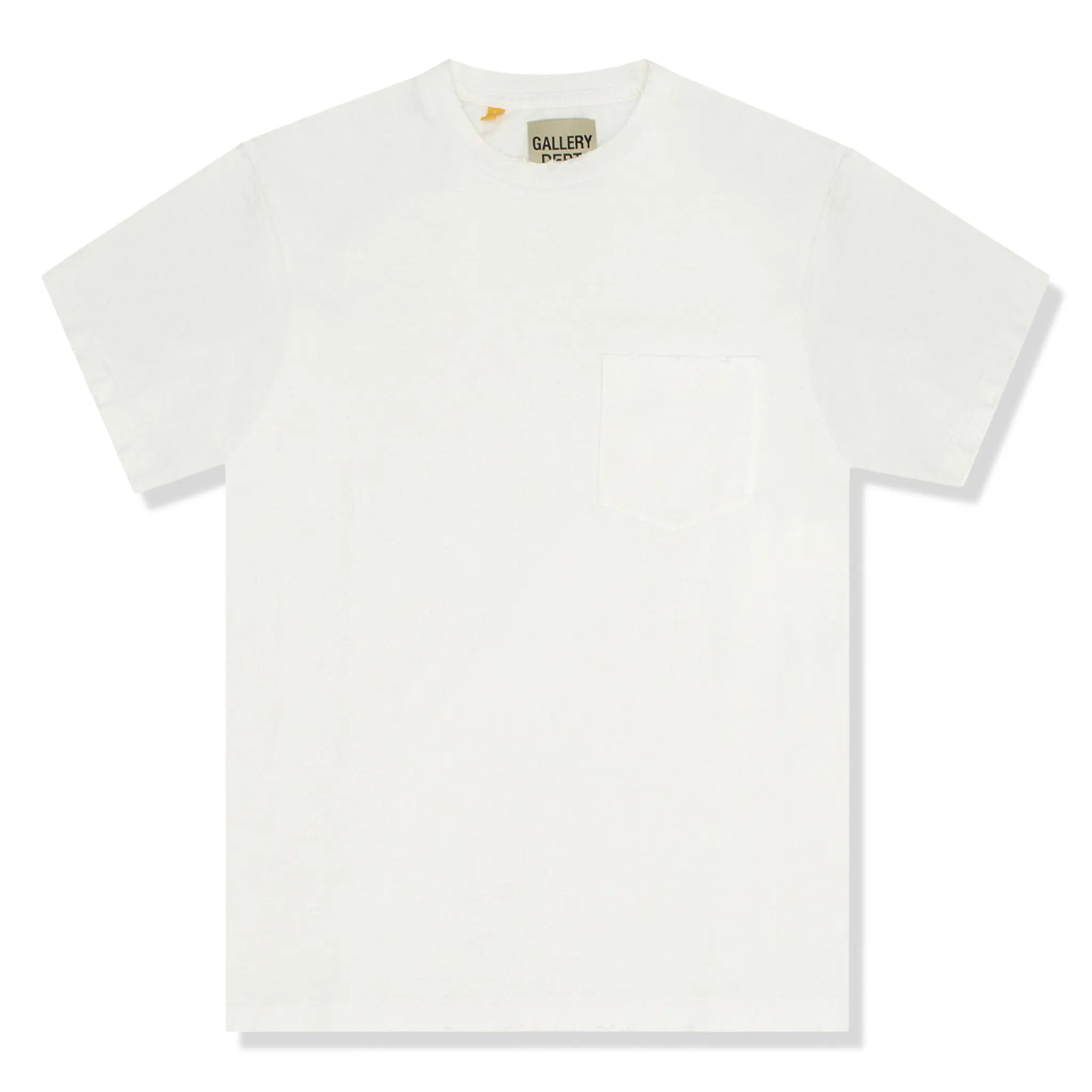 Gallery Dept. Plain Vintage Pocket White T Shirt