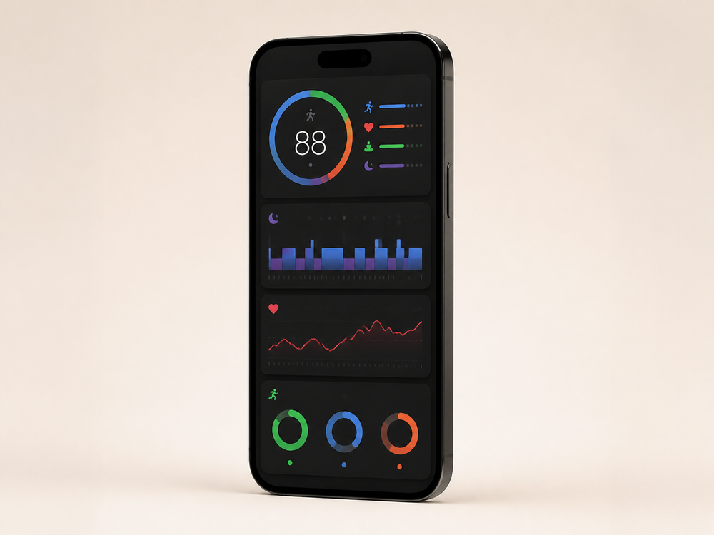 Garmin Connect dashboard