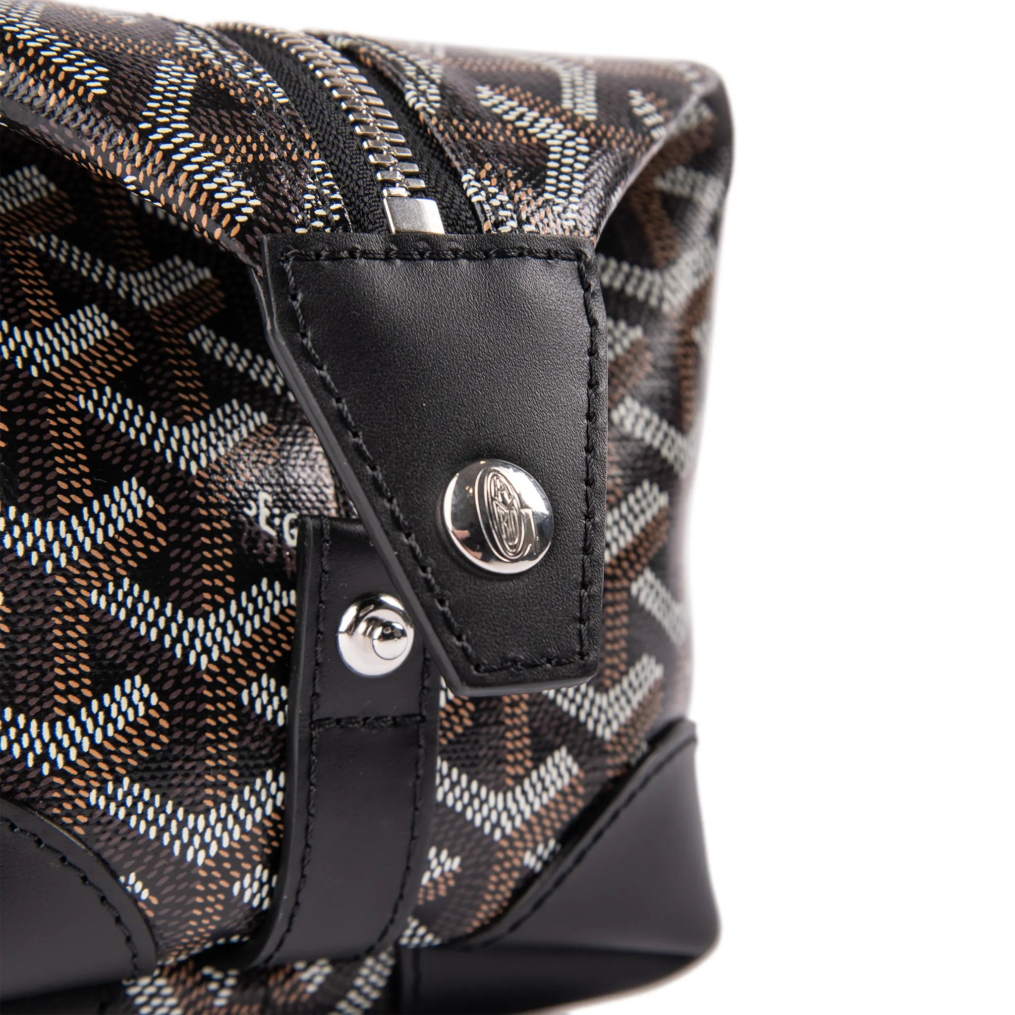 Goyard Bowling 25 Black Toiletry Bag