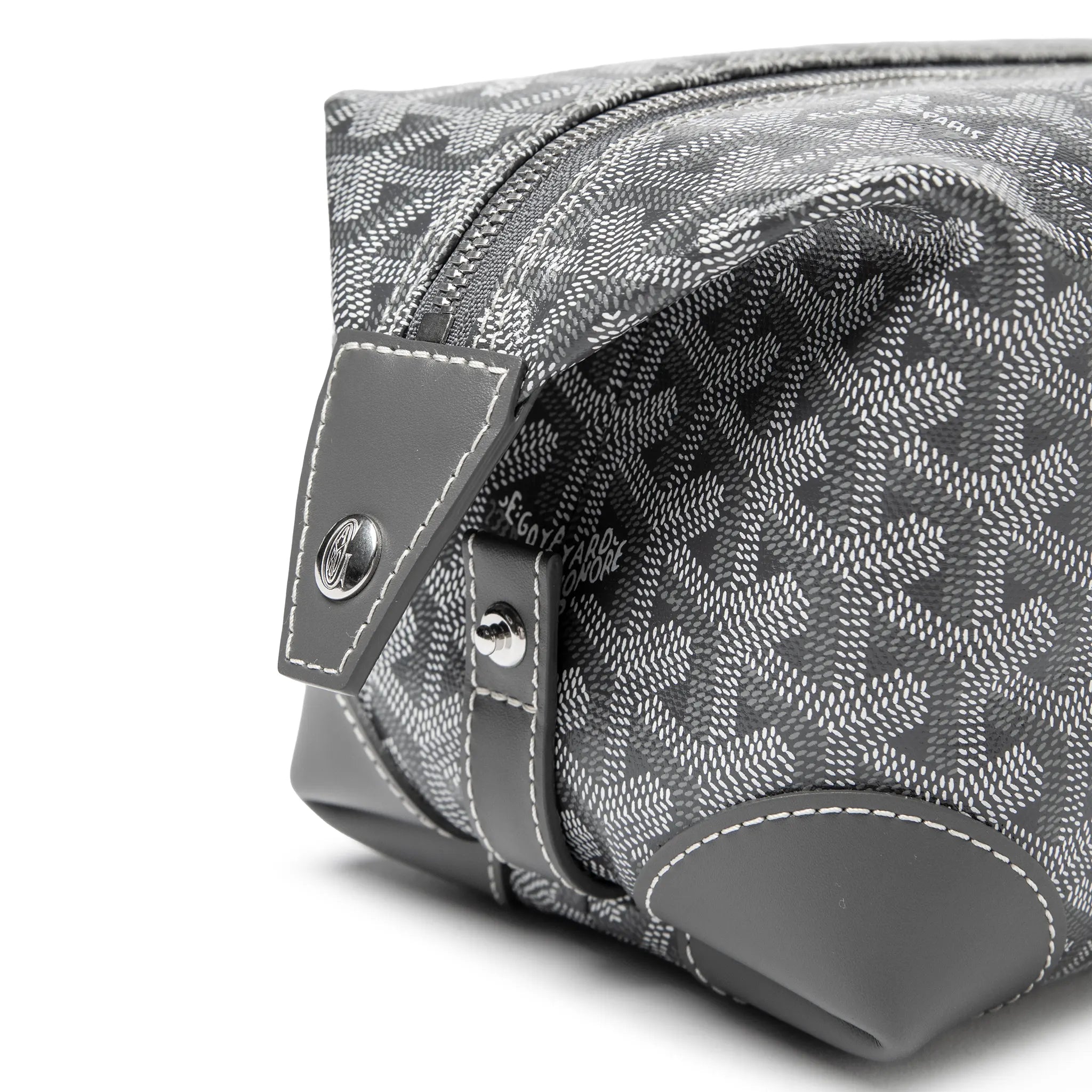 Goyard Bowling 25 Grey Toiletry Bag