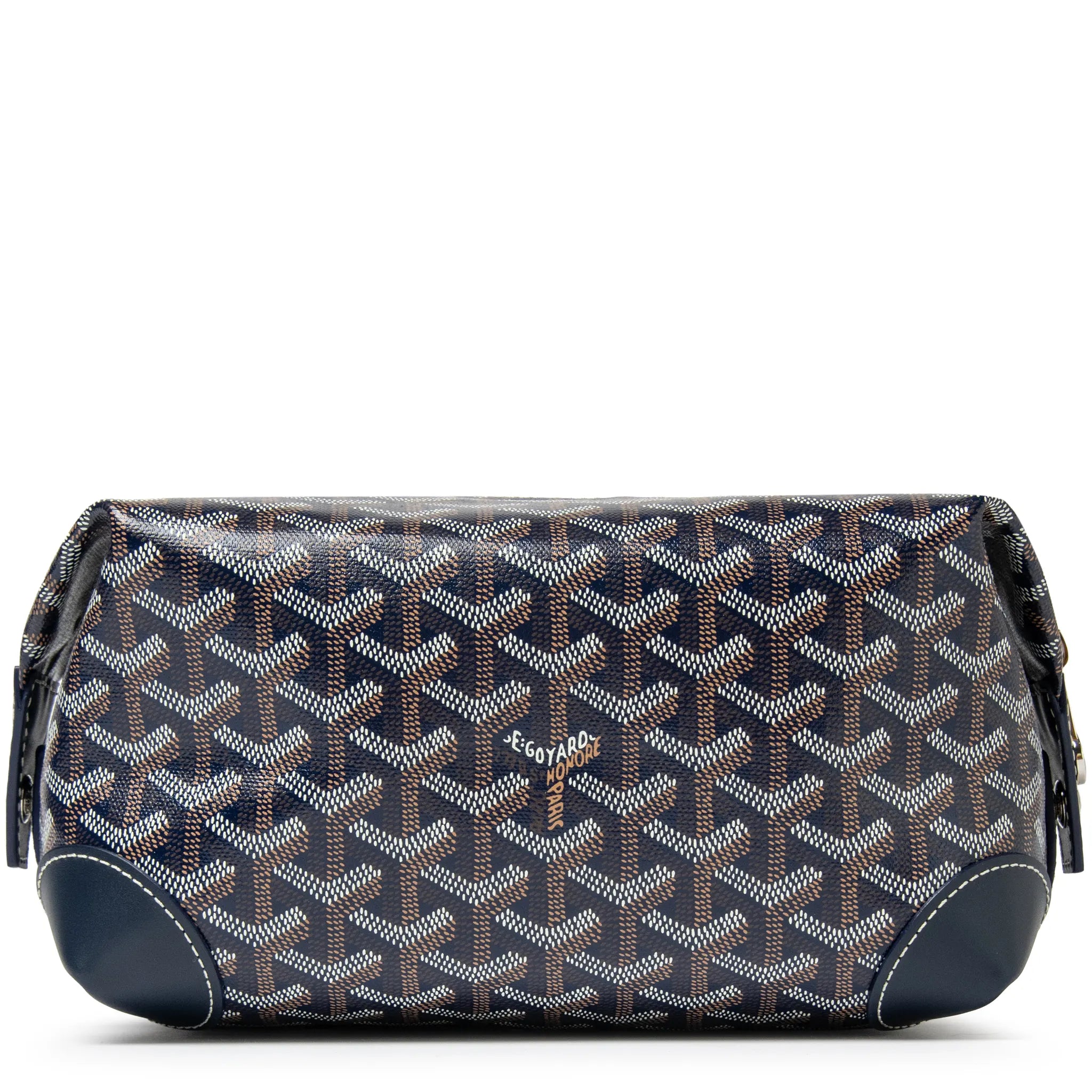 Goyard Bowling 25 Navy Toiletry Bag