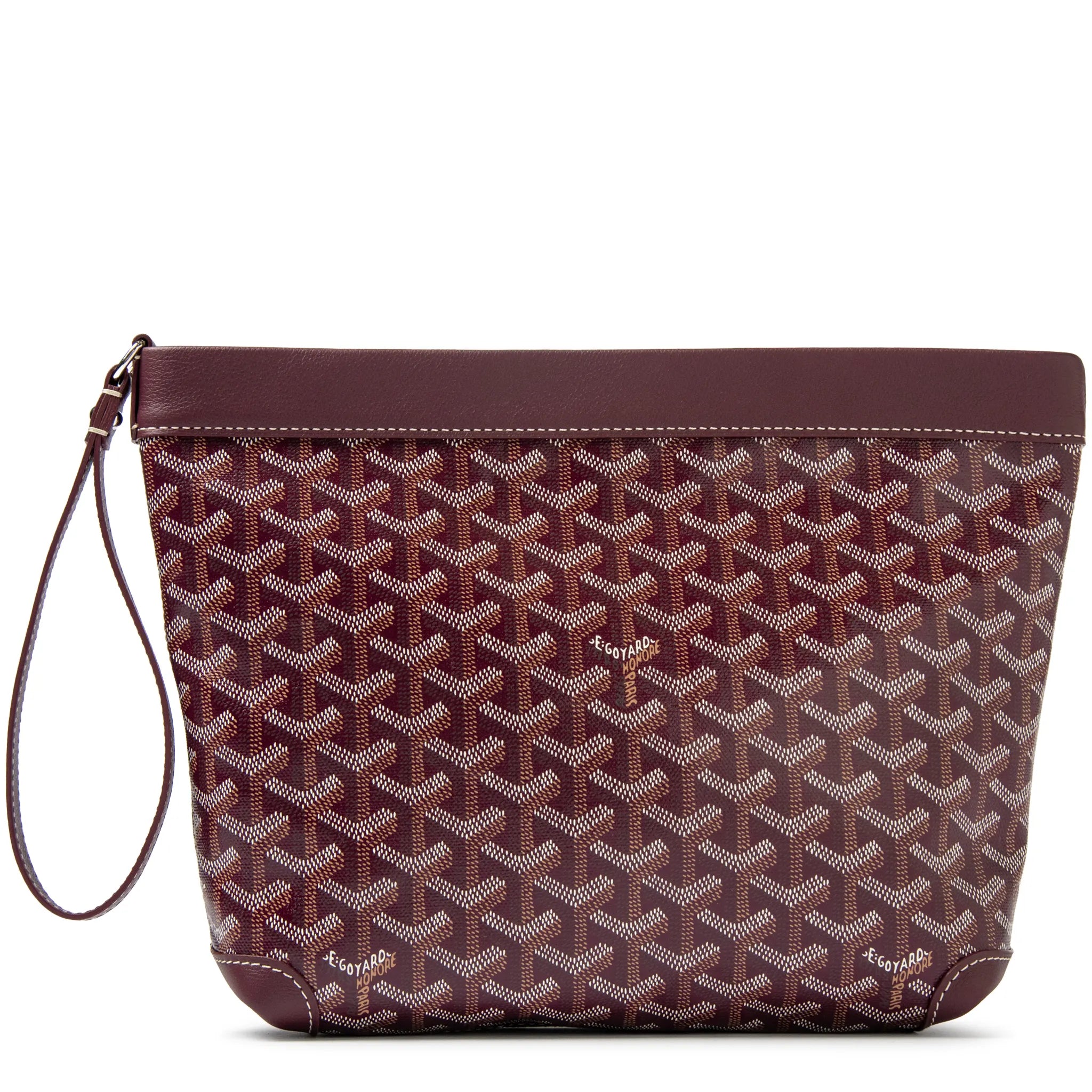 Goyard Conti Burgundy Pouch