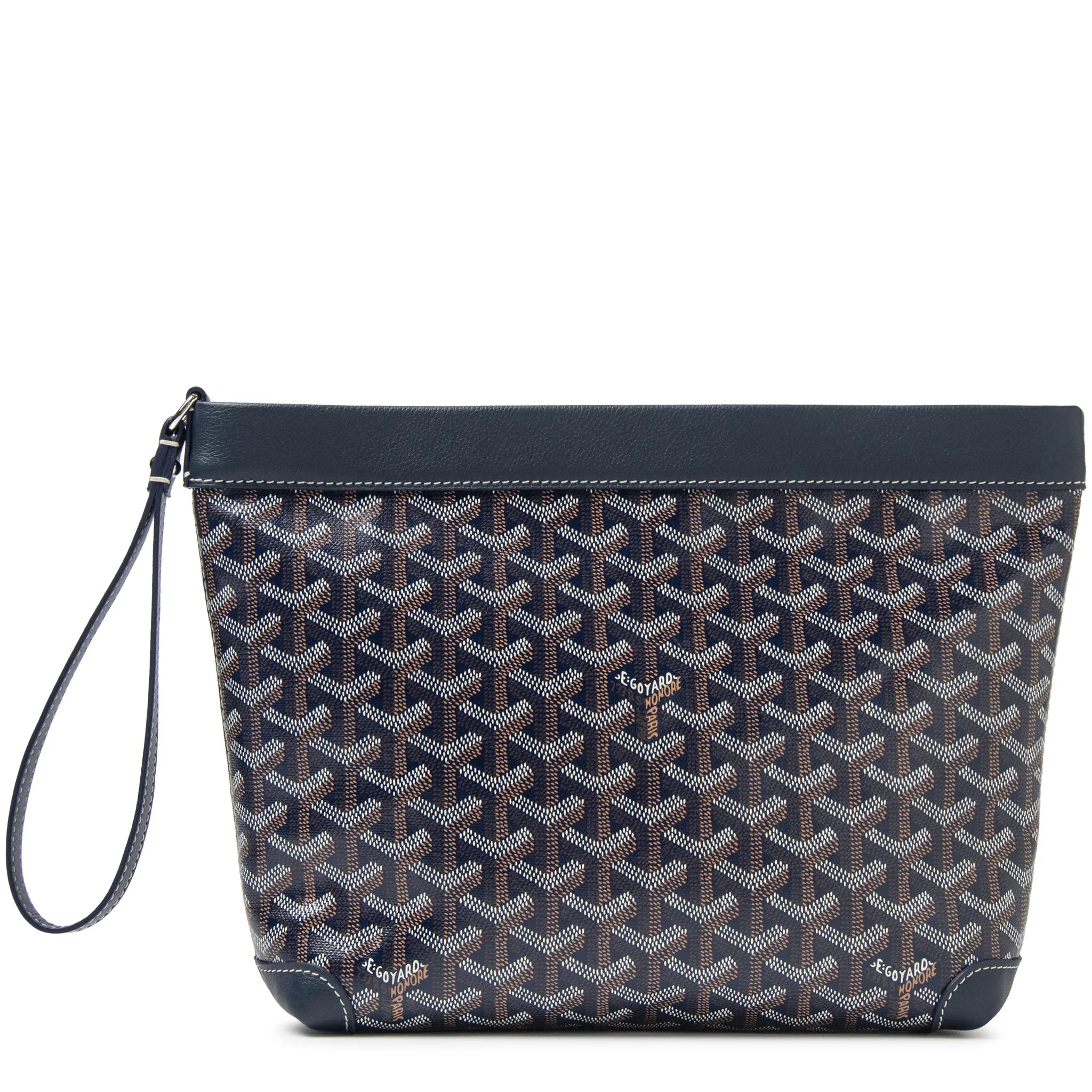 Goyard Conti Navy Blue Pouch