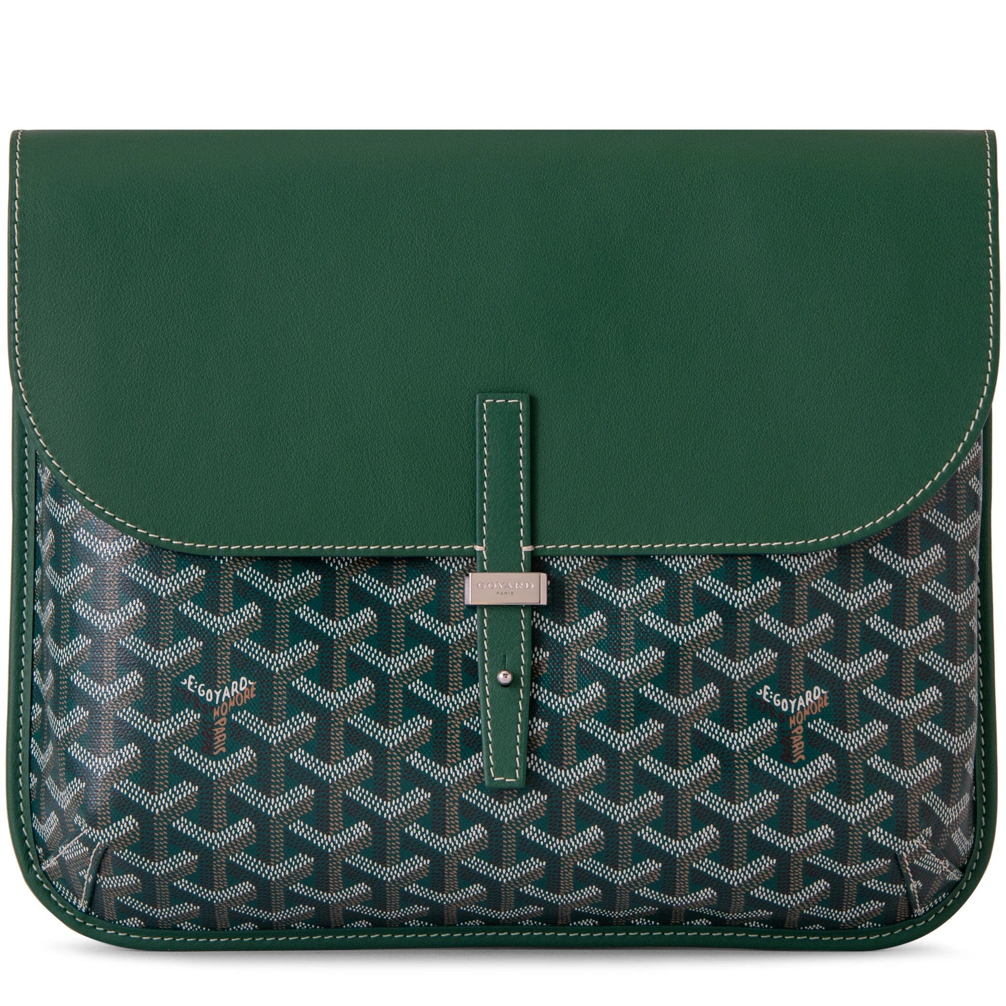 Goyard Coursier Green Messenger Bag