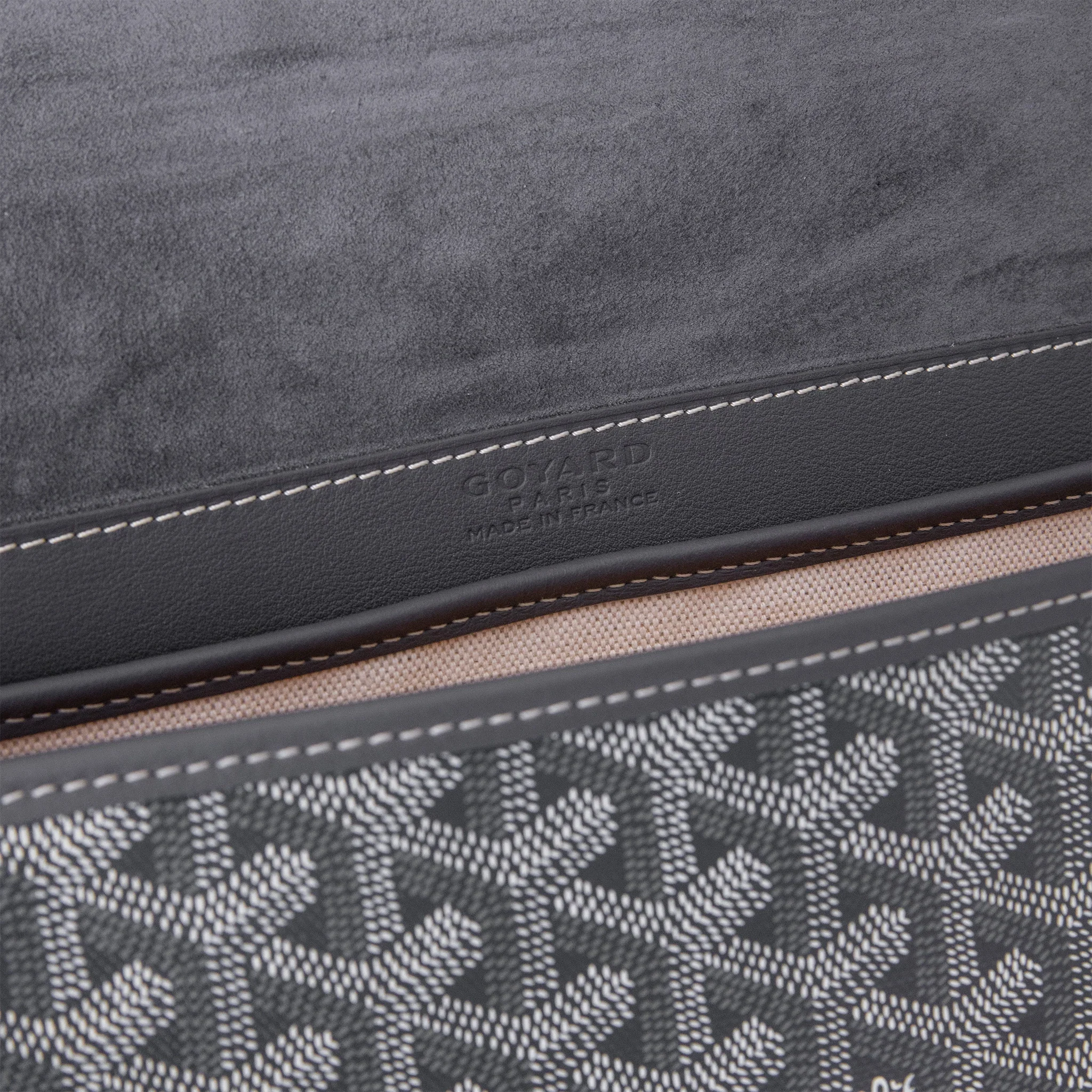 Goyard Coursier Grey Messenger Bag