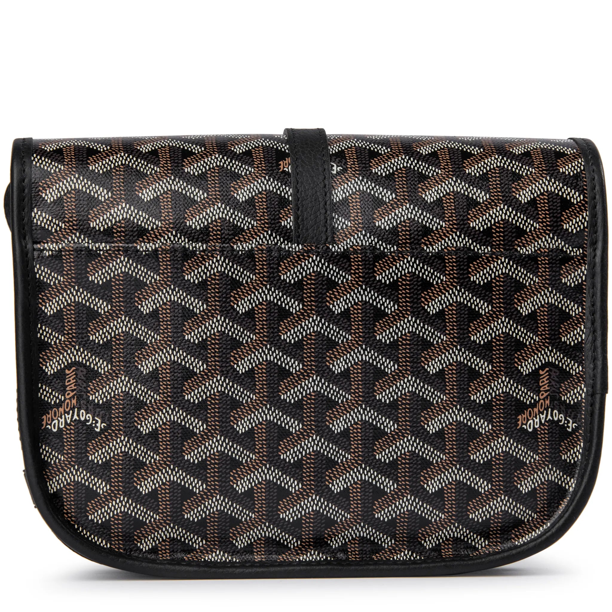 Goyard Goyardine Belvedere II Black PM Messenger Bag