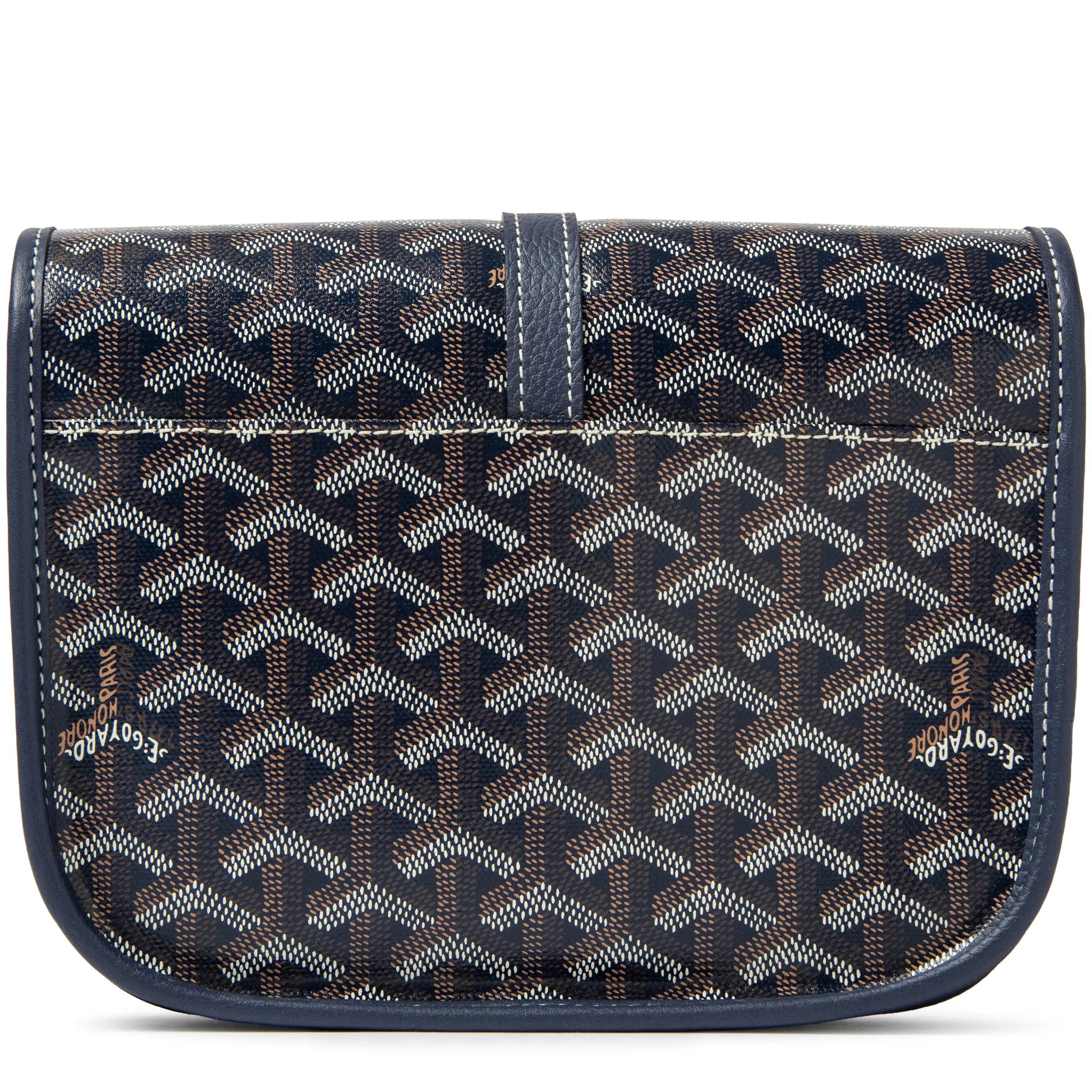 Goyard Goyardine Belvedere II Navy PM Messenger Bag